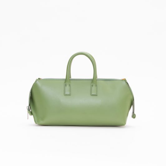 【COURTNEY ORLA / コートニーオーラ】ZIP/SLOPE wine tote Smooth L. - Army