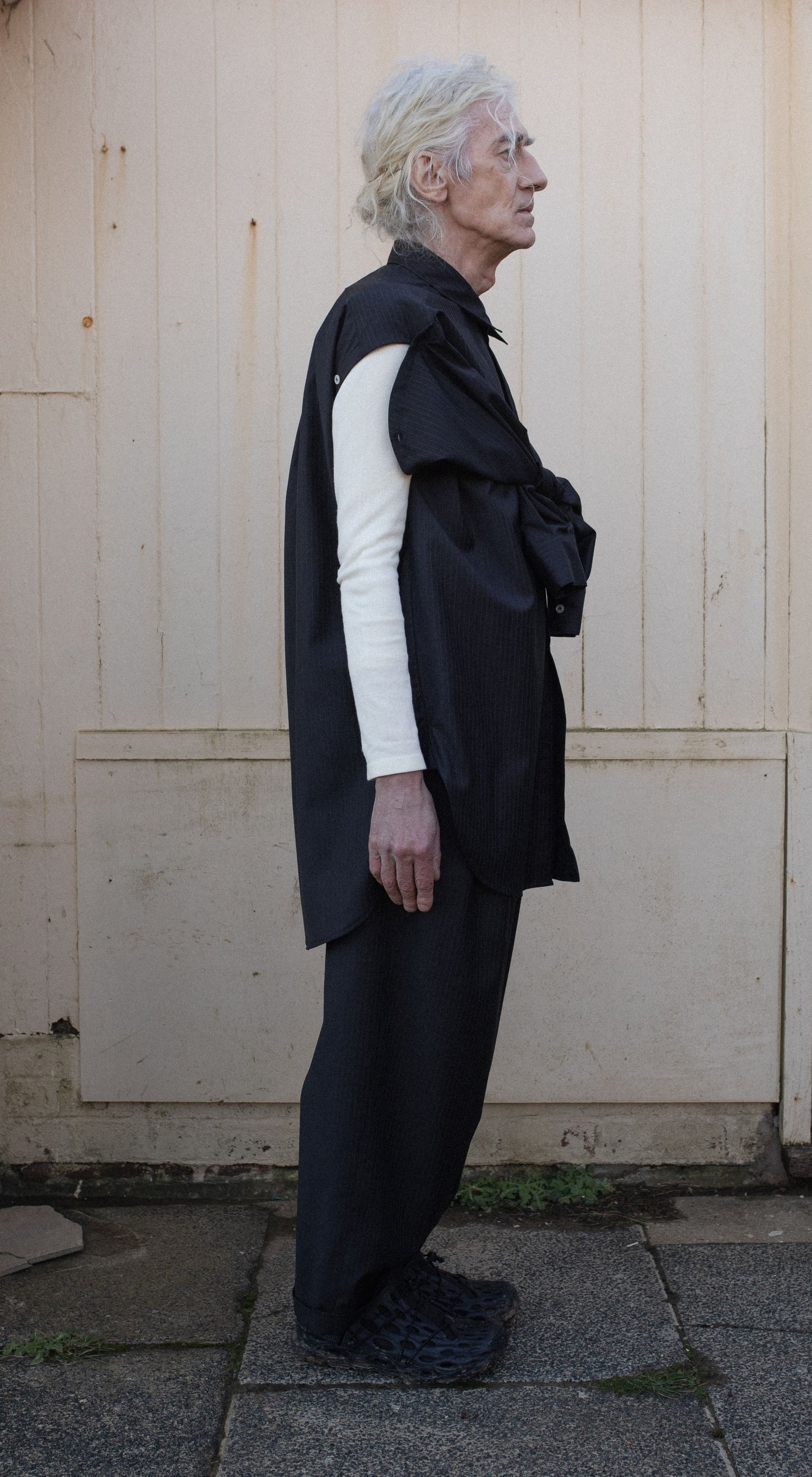 【WRIGHT+DOYLE / ライトアンドドイル】Arbor Shirt - Cacao & Ink Pinstripe