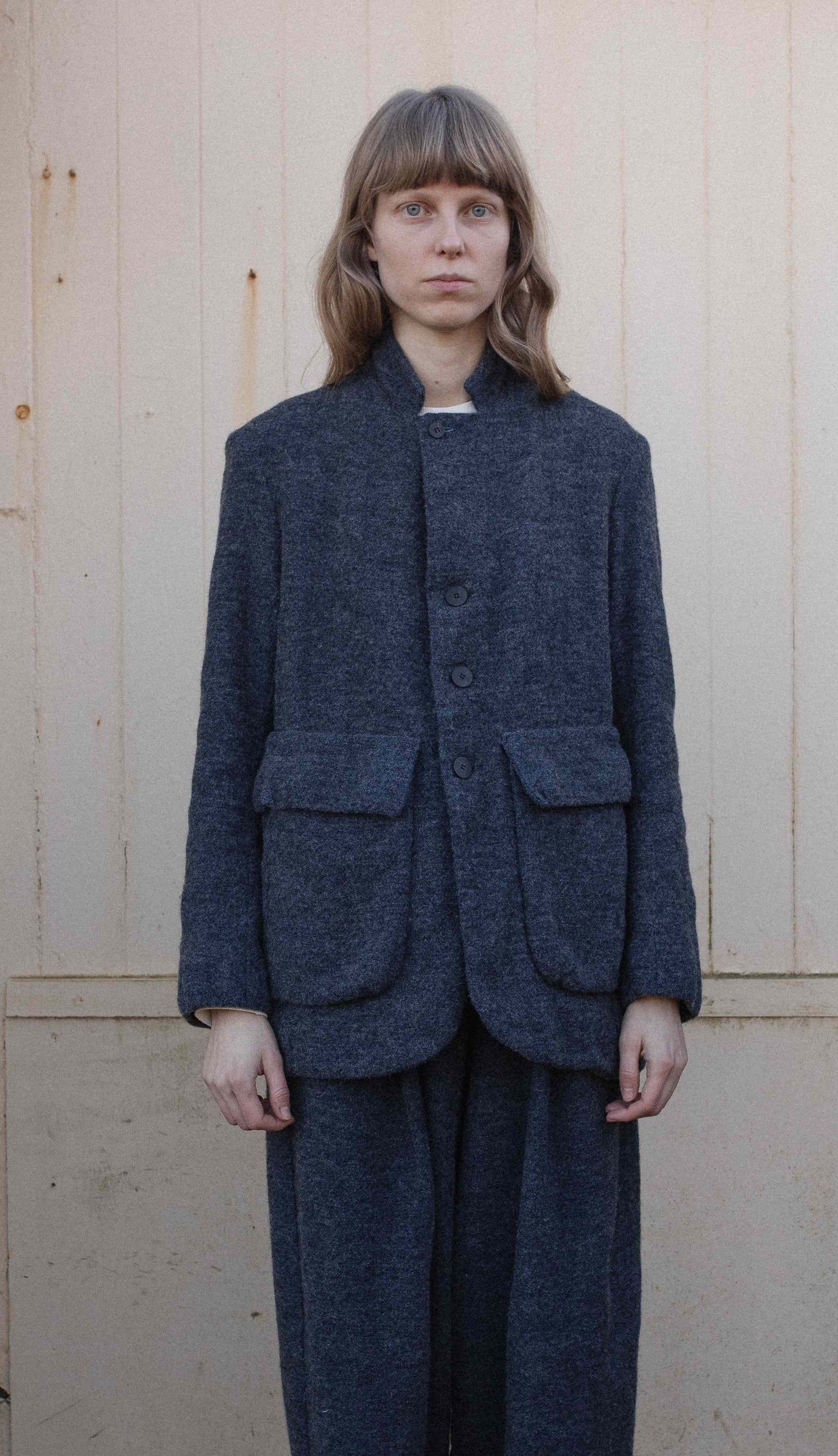 【WRIGHT+DOYLE / ライトアンドドイル】5 Pocket Jacket - Inchyra blue