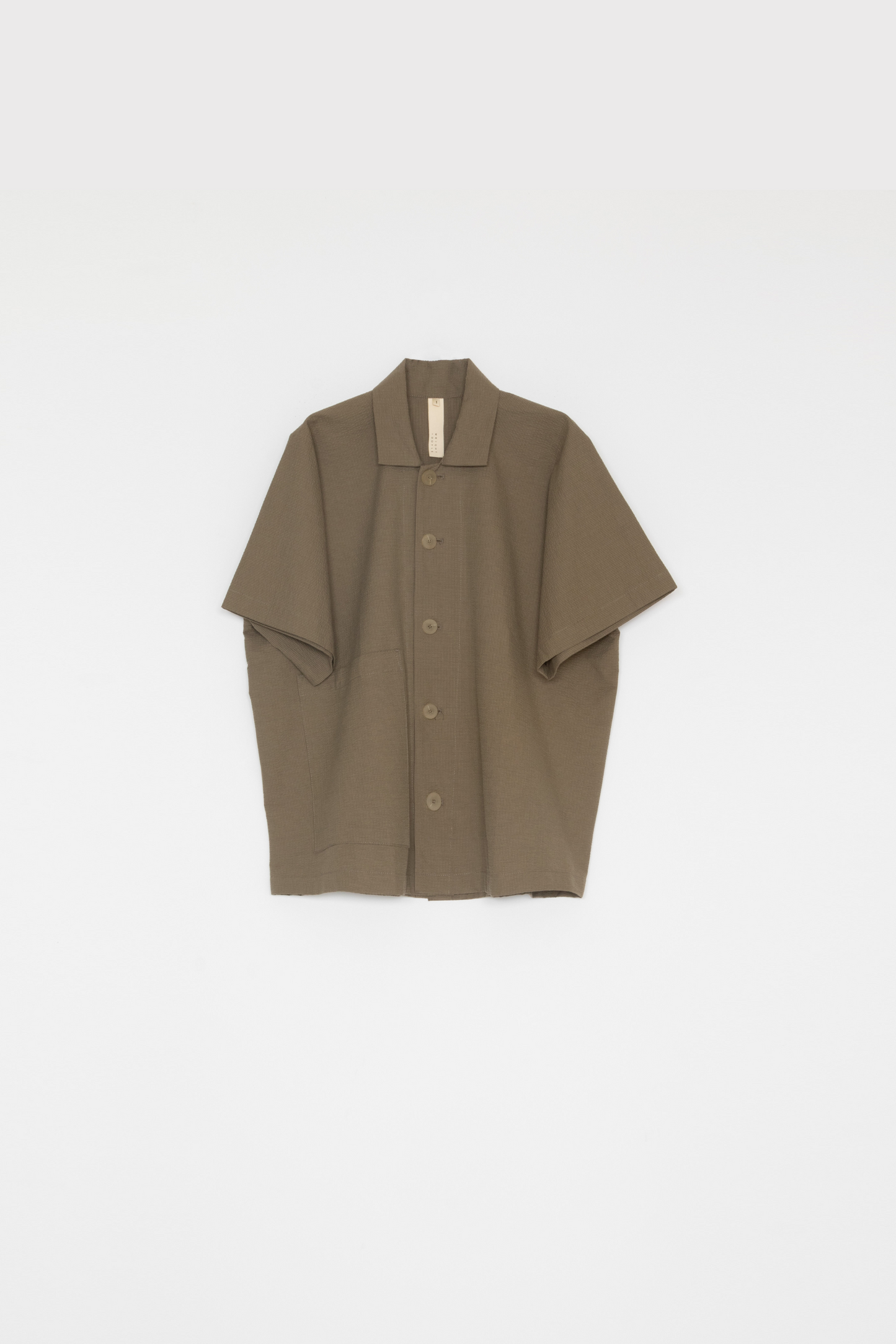 【WRIGHT+DOYLE / ライトアンドドイル】Camp Collar Shirt - Clay