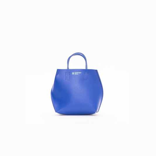 【COURTNEY ORLA / コートニーオーラ】SLOPE tote super mini Smooth L. - Navy