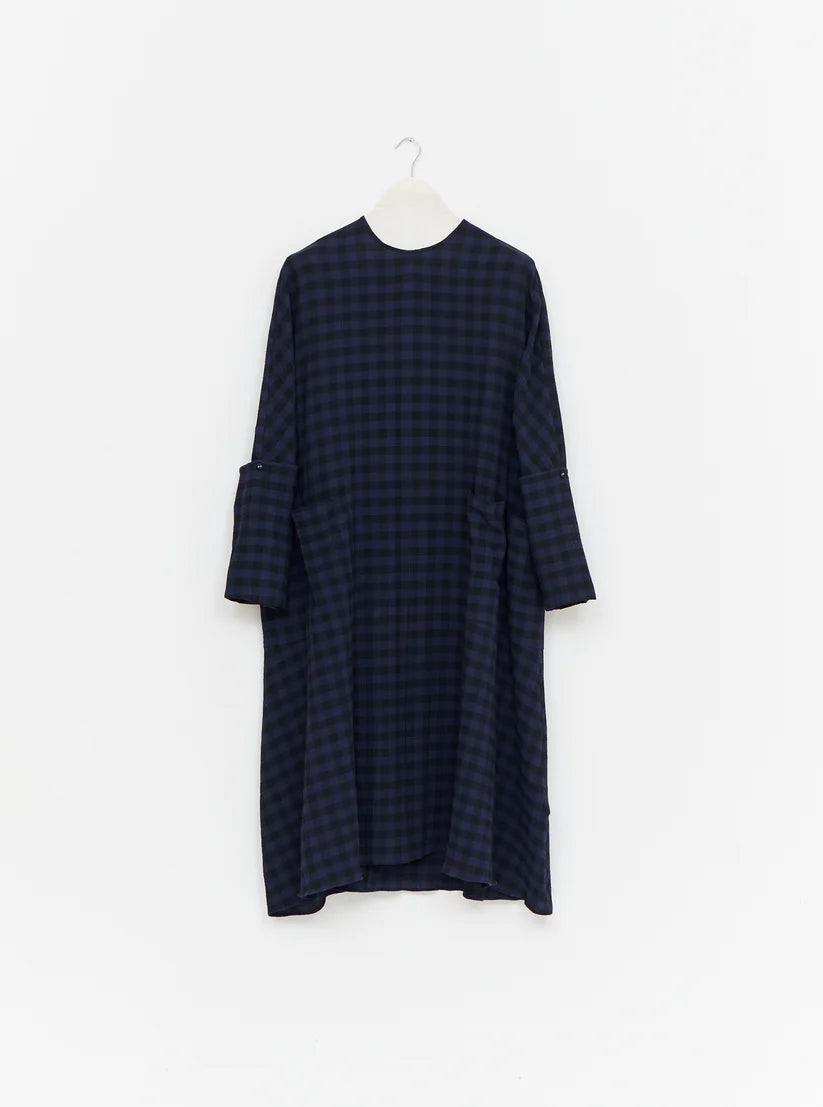 【WRIGHT+DOYLE / ライトアンドドイル】Hand Tie Dress - Ink & Black Check