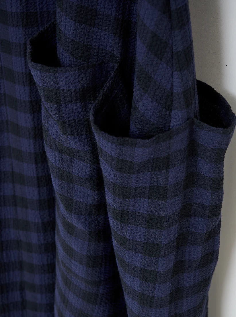 【WRIGHT+DOYLE / ライトアンドドイル】Hand Tie Dress - Ink & Black Check