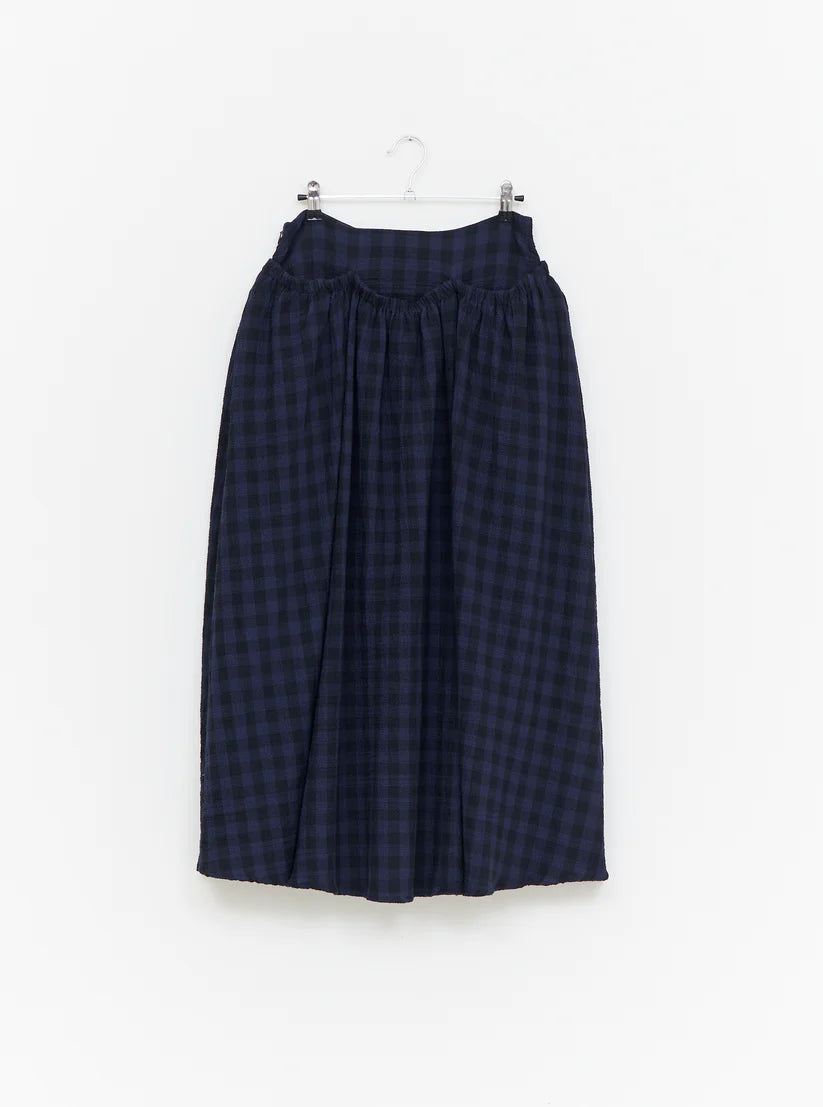 【WRIGHT+DOYLE / ライトアンドドイル】Buoy Skirt - Ink & Black Check