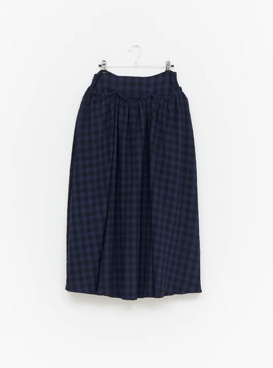 【WRIGHT+DOYLE / ライトアンドドイル】Buoy Skirt - Ink & Black Check