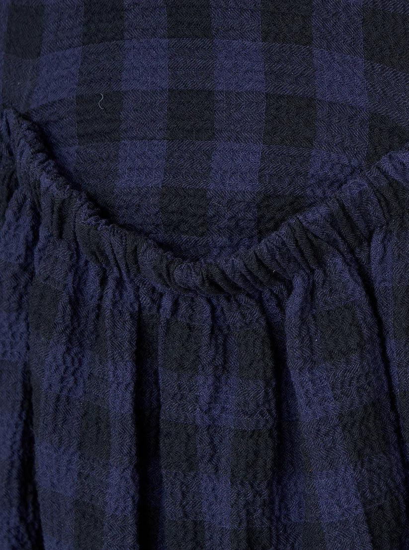 【WRIGHT+DOYLE / ライトアンドドイル】Buoy Skirt - Ink & Black Check