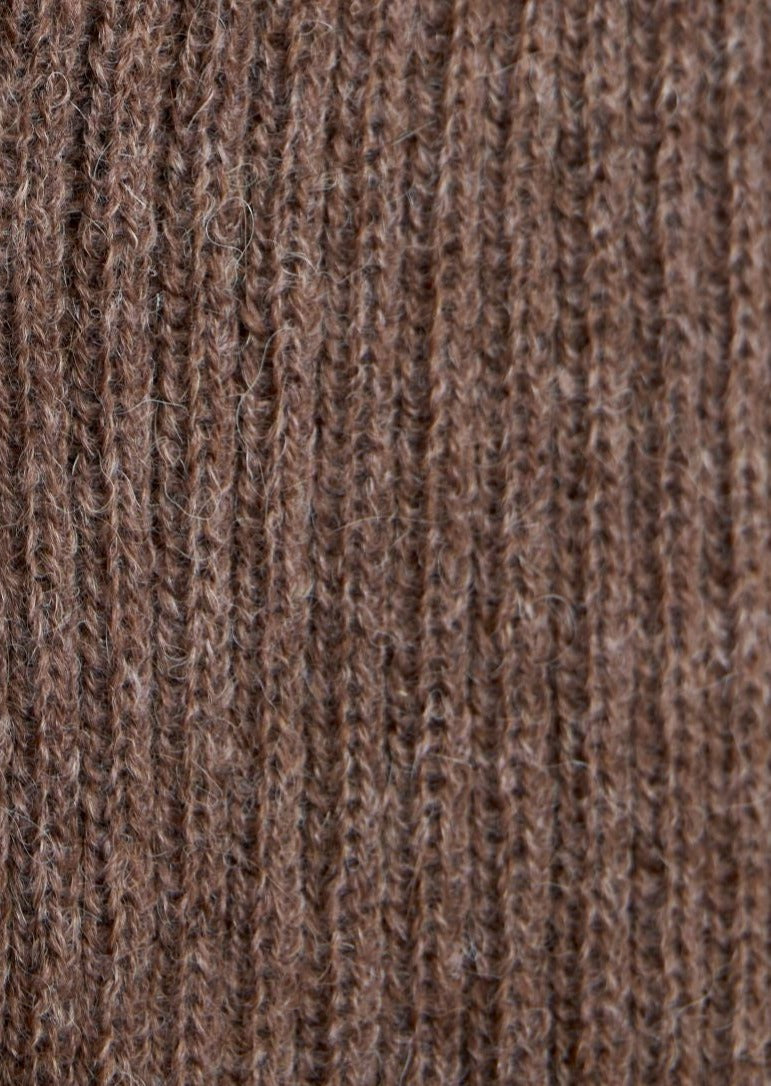【Whiteread / ホワイトリード】Acana Ribbed Jumper - Bark