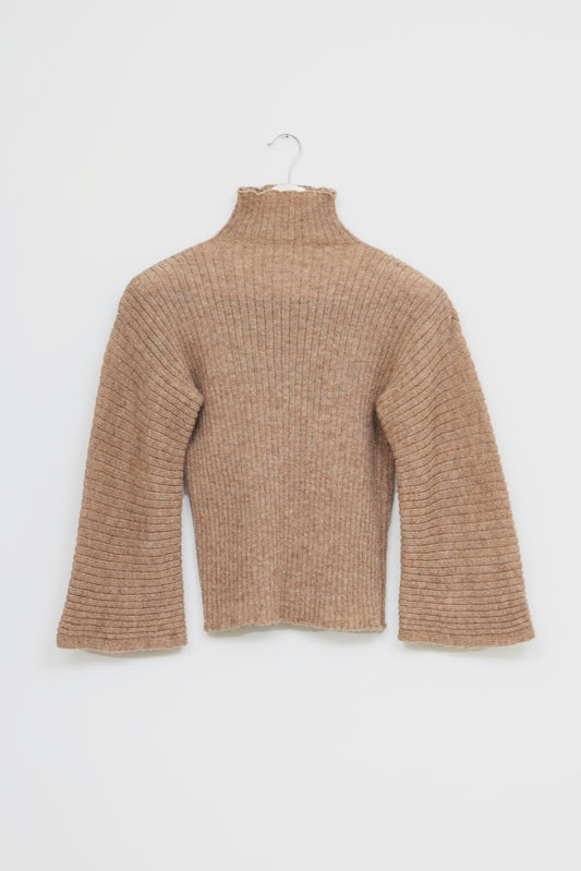 【Whiteread / ホワイトリード】Acana Ribbed Jumper - Fawn