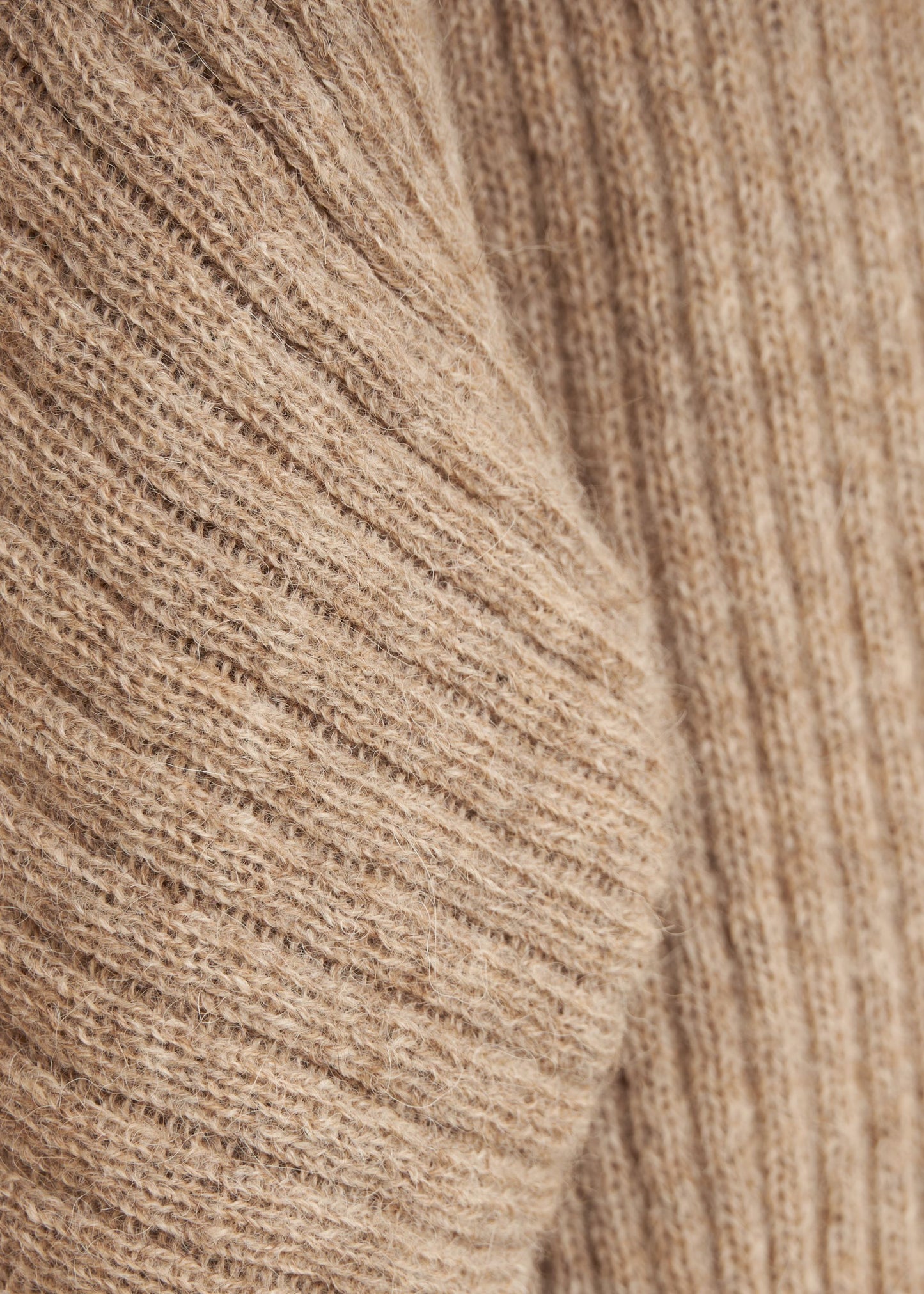 【Whiteread / ホワイトリード】Acana Ribbed Jumper - Fawn
