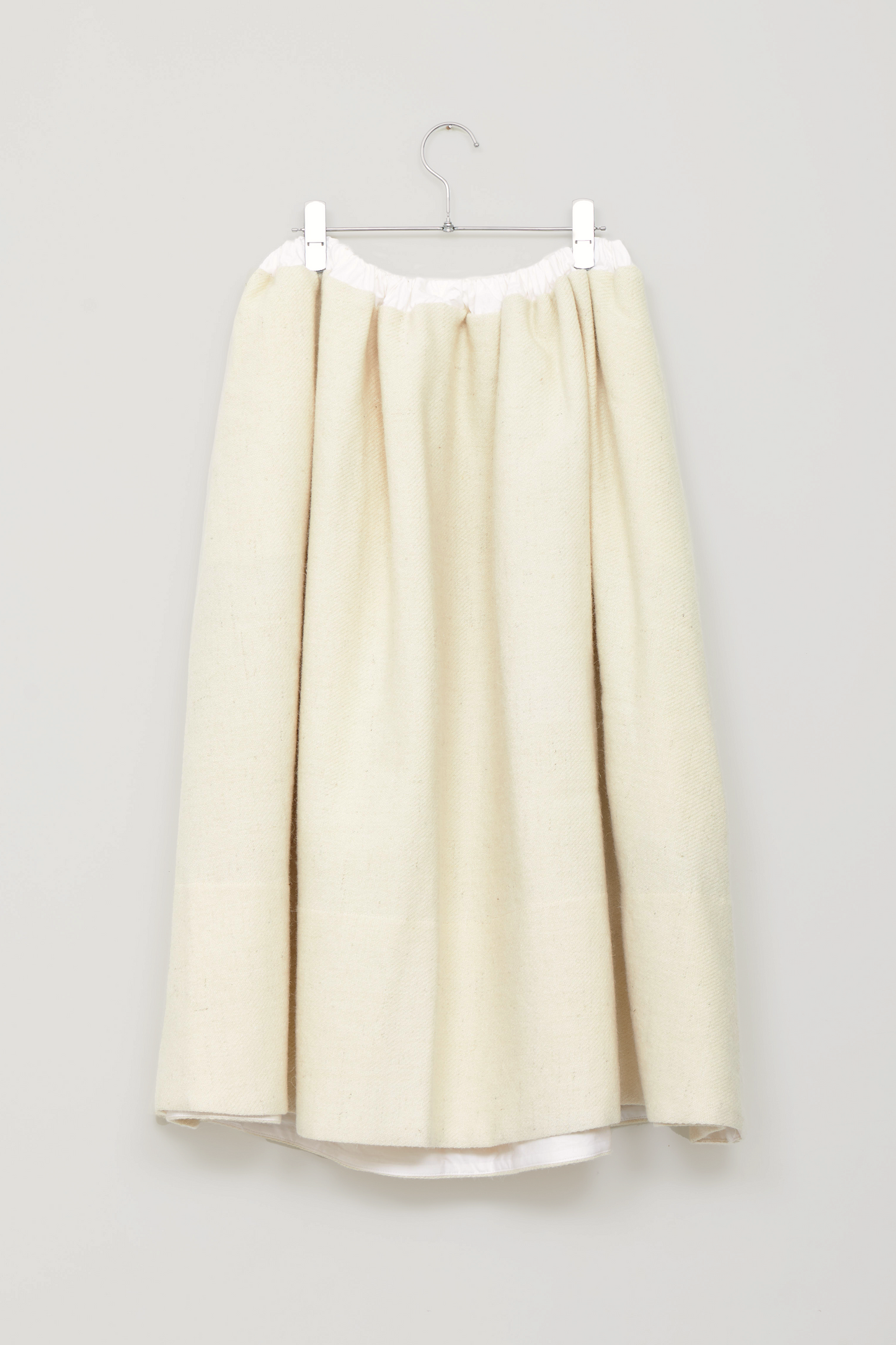 【Whiteread / ホワイトリード】Hem Panel Skirt - Milk