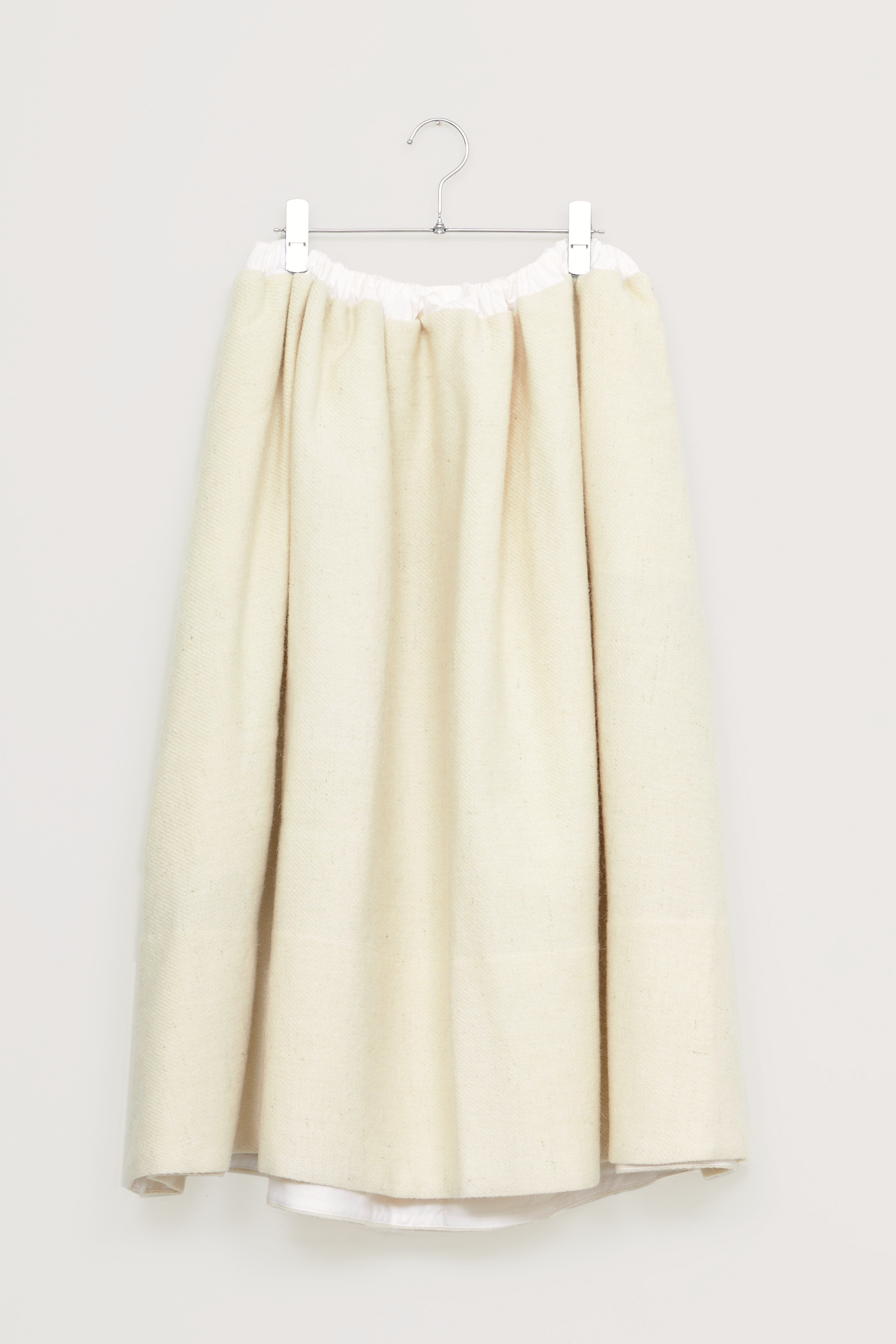 【Whiteread / ホワイトリード】Hem Panel Skirt - Milk