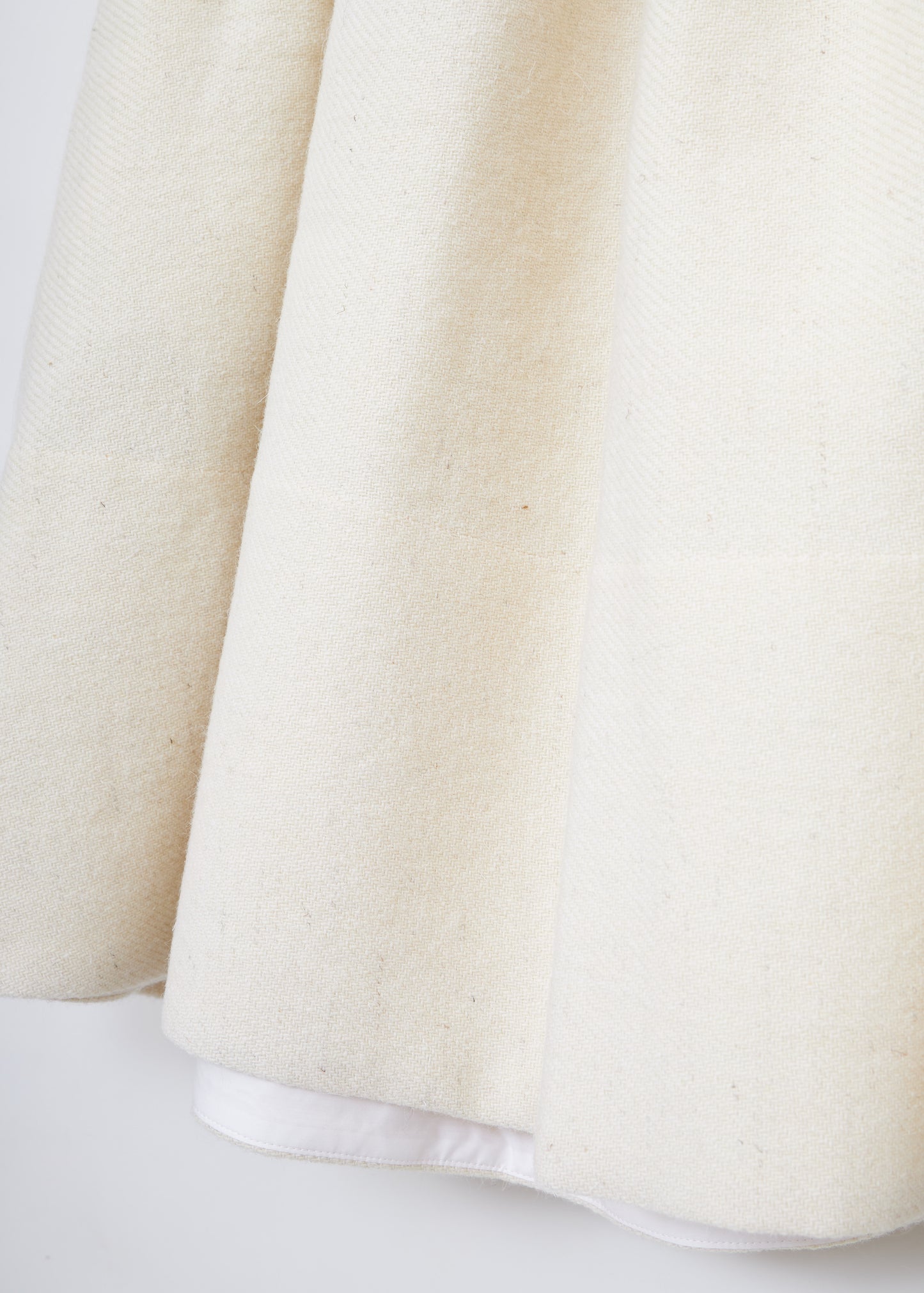 【Whiteread / ホワイトリード】Hem Panel Skirt - Milk