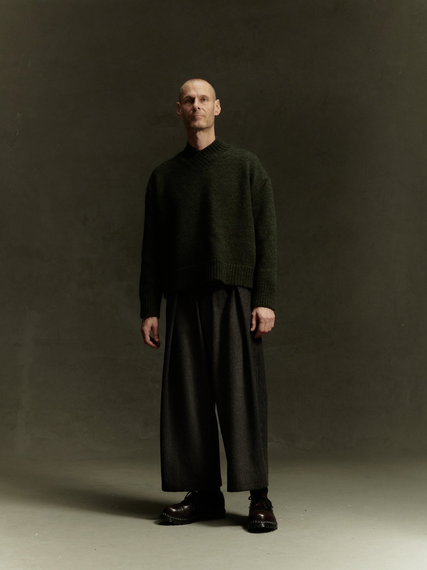 【WRIGHT+DOYLE / ライトアンドドイル】Krefeld Jumper - Moss