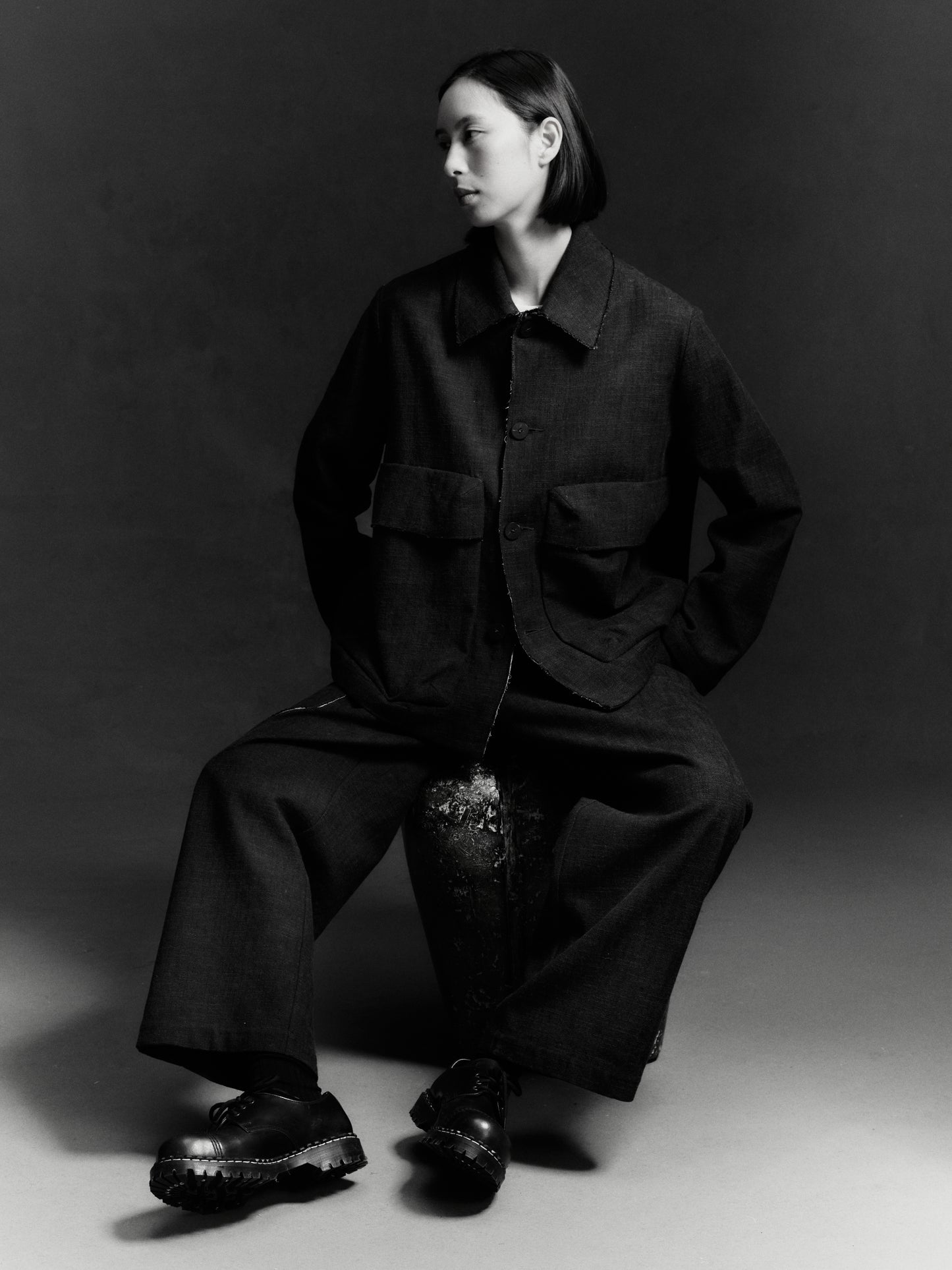 【WRIGHT+DOYLE / ライトアンドドイル】Beuys Pocket Jacket - Alga Green