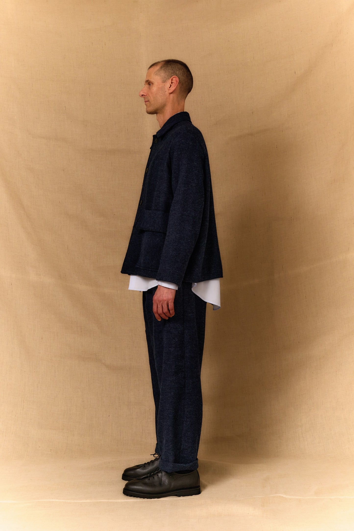 【WRIGHT+DOYLE / ライトアンドドイル】Lozere Trousers - Encre Blue