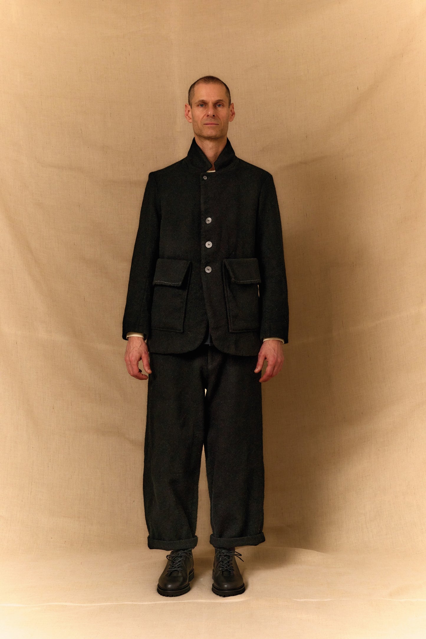 【WRIGHT+DOYLE / ライトアンドドイル】Lucien Jacket - Ebony