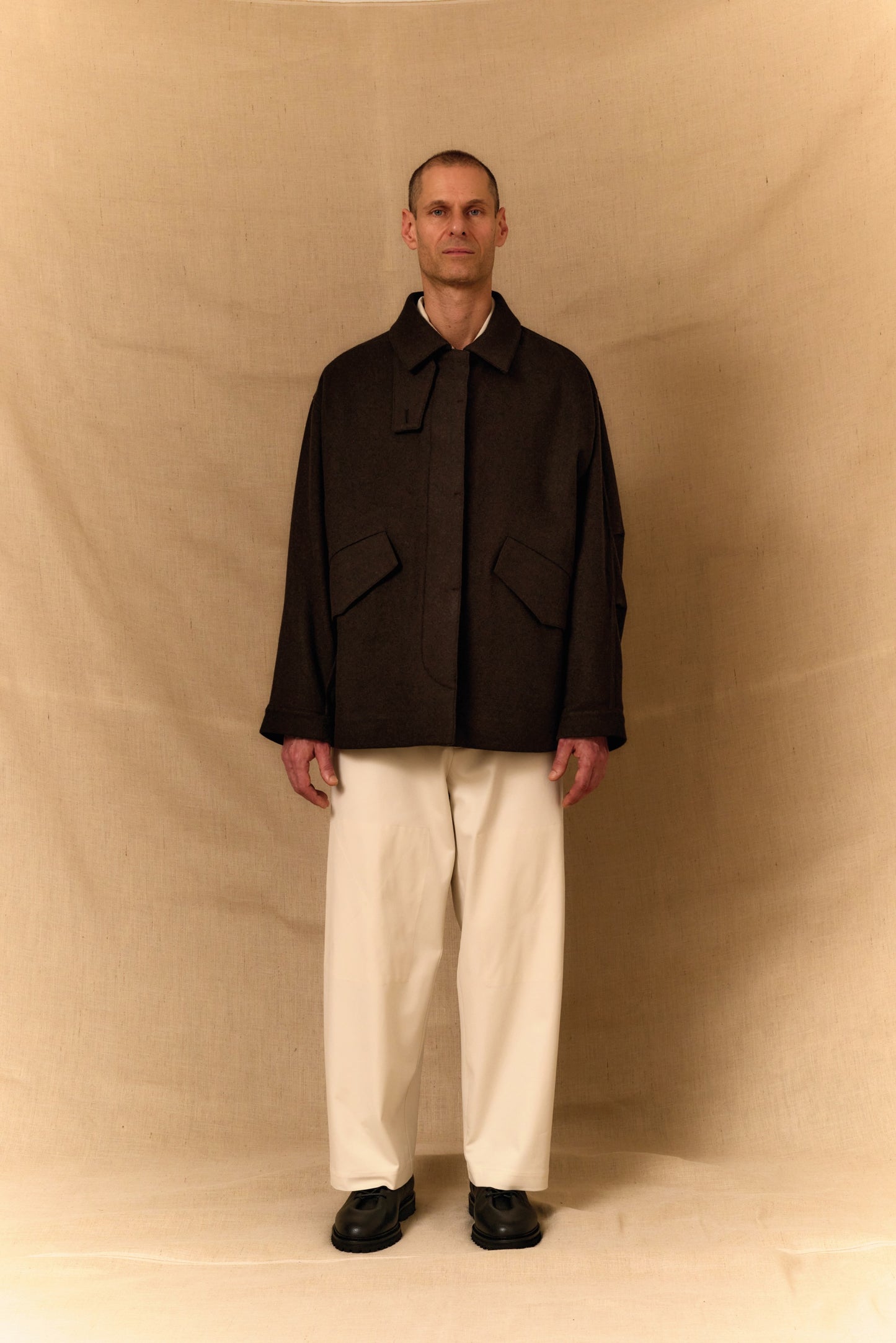 【WRIGHT+DOYLE / ライトアンドドイル】Pelen Coat - Cacao