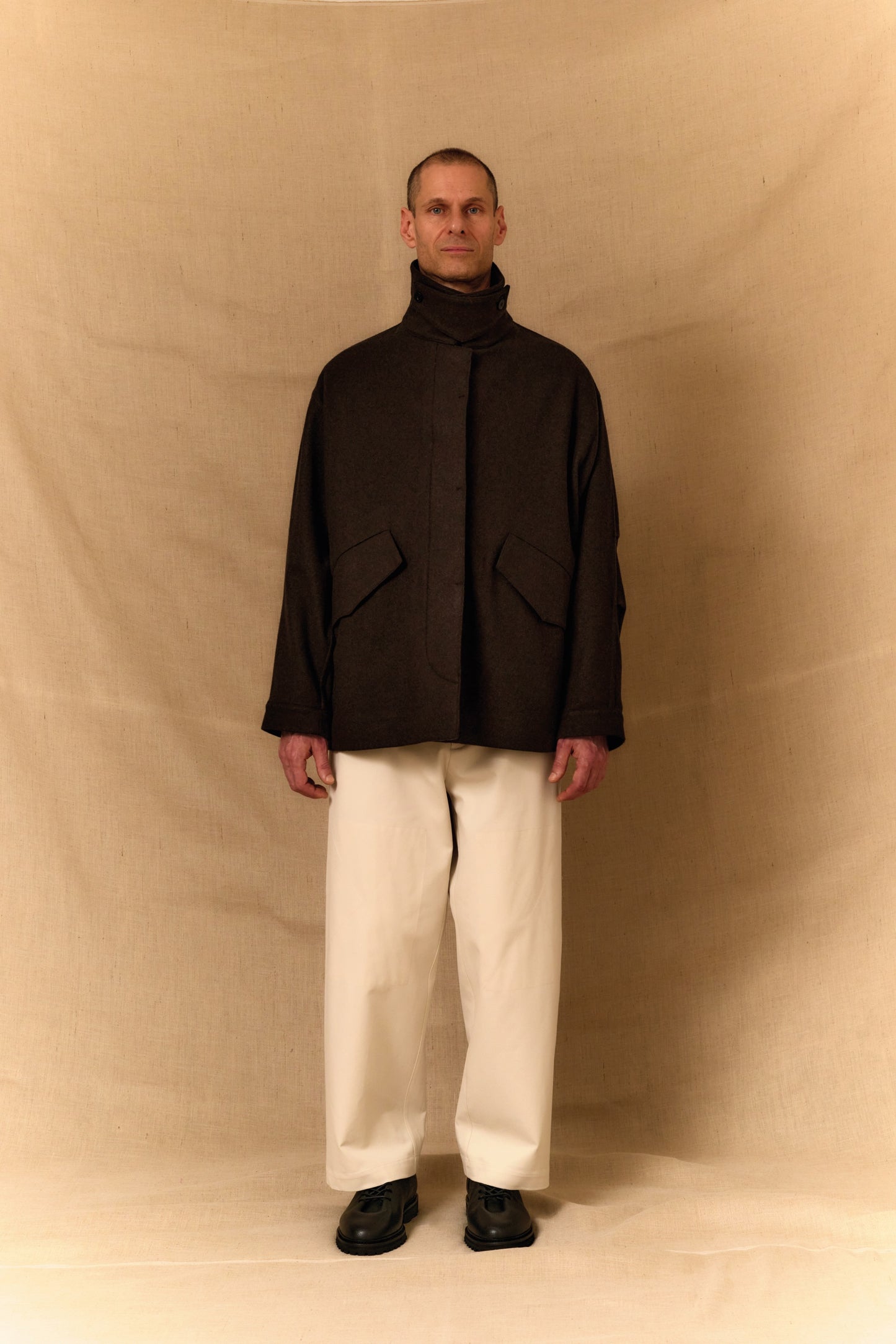 【WRIGHT+DOYLE / ライトアンドドイル】Pelen Coat - Cacao