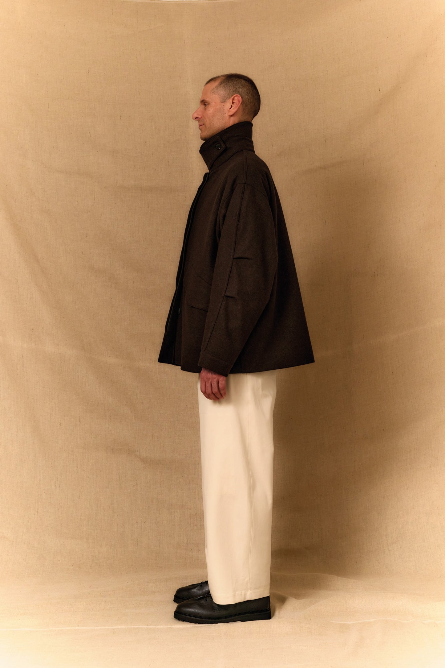 【WRIGHT+DOYLE / ライトアンドドイル】Pelen Coat - Cacao