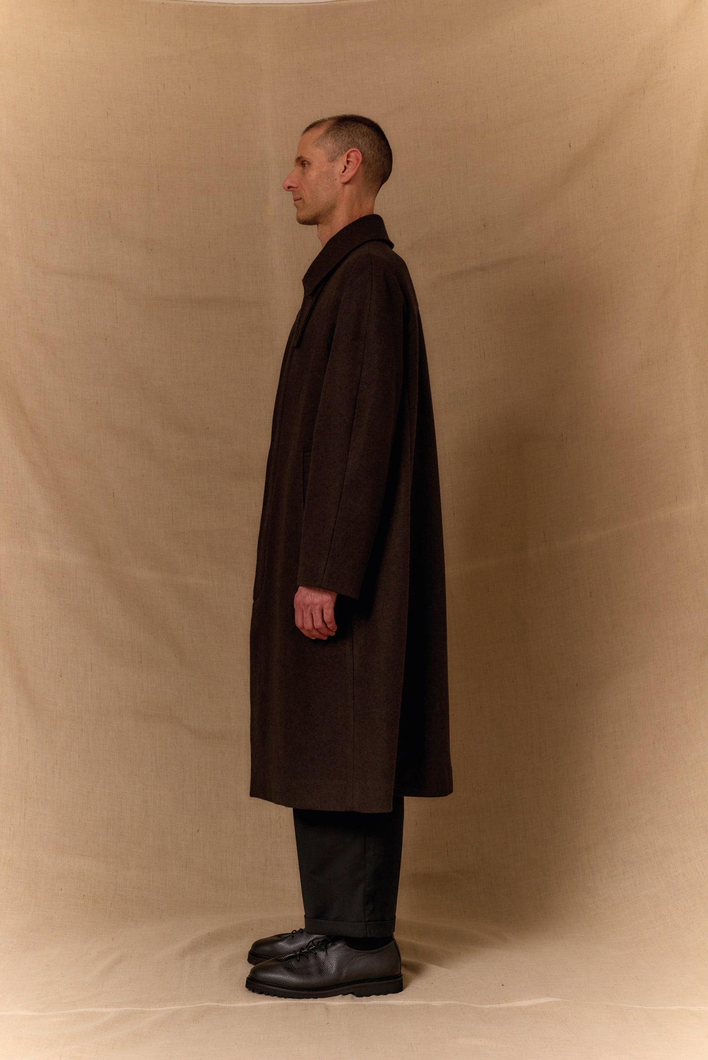 【WRIGHT+DOYLE / ライトアンドドイル】Tirage Coat - Cacao