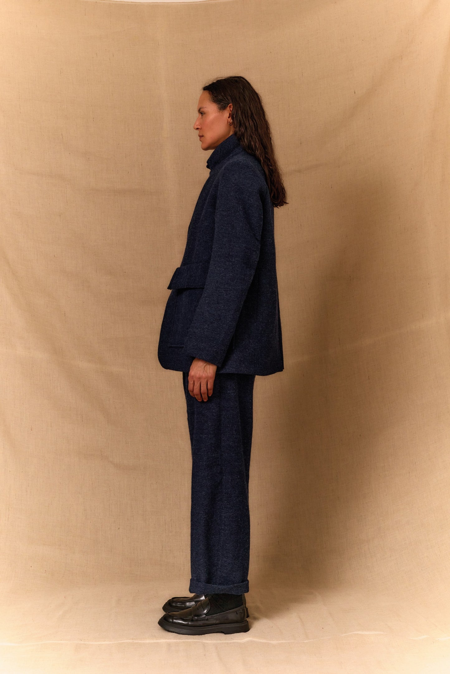 【WRIGHT+DOYLE / ライトアンドドイル】Lucien Jacket - Encre Blue