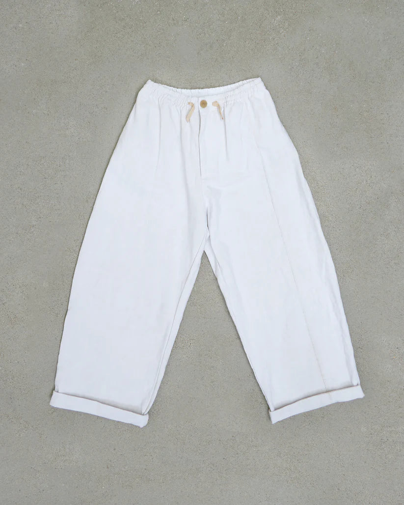 【WRIGHT+DOYLE / ライトアンドドイル】Gatherers Trousers - Alabaster