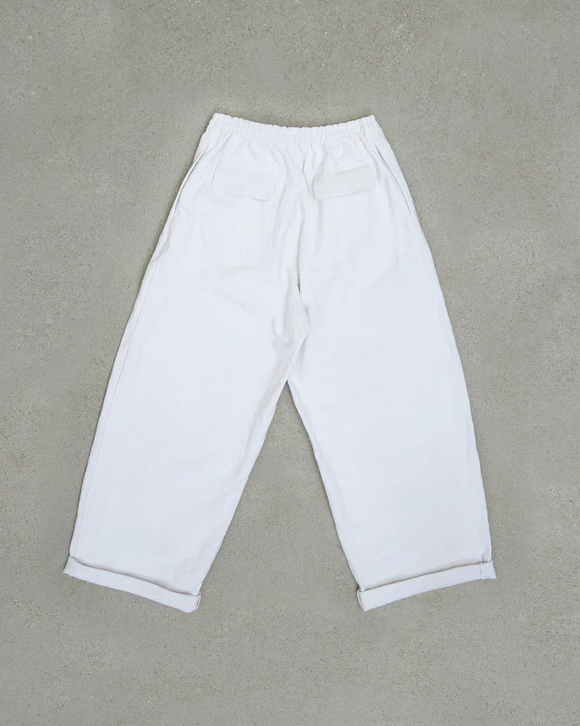 【WRIGHT+DOYLE / ライトアンドドイル】Gatherers Trousers - Alabaster
