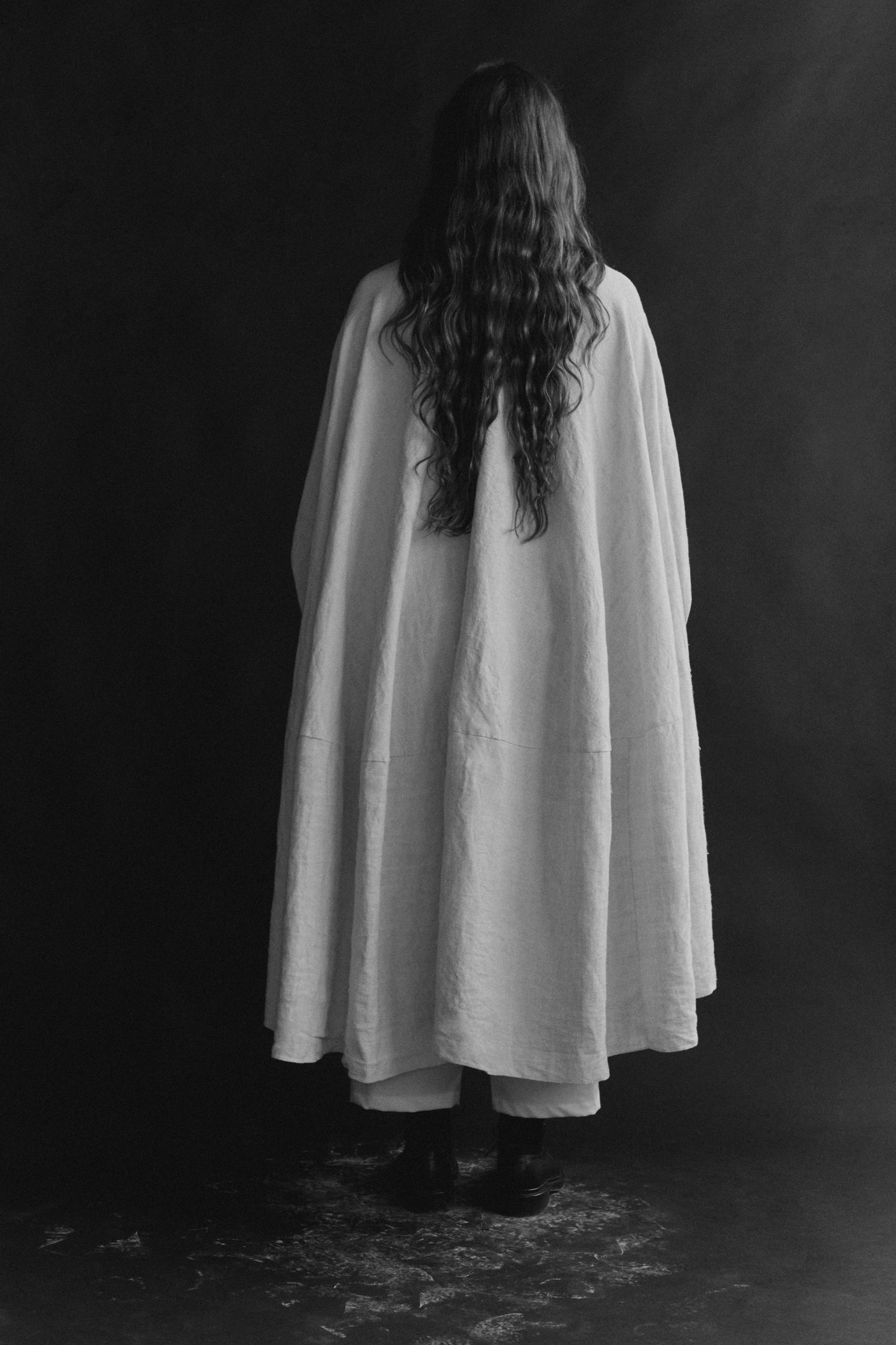 【Whiteread / ホワイトリード】Dress 10 - Eclipse Dress with Sleeves - Natural Linen
