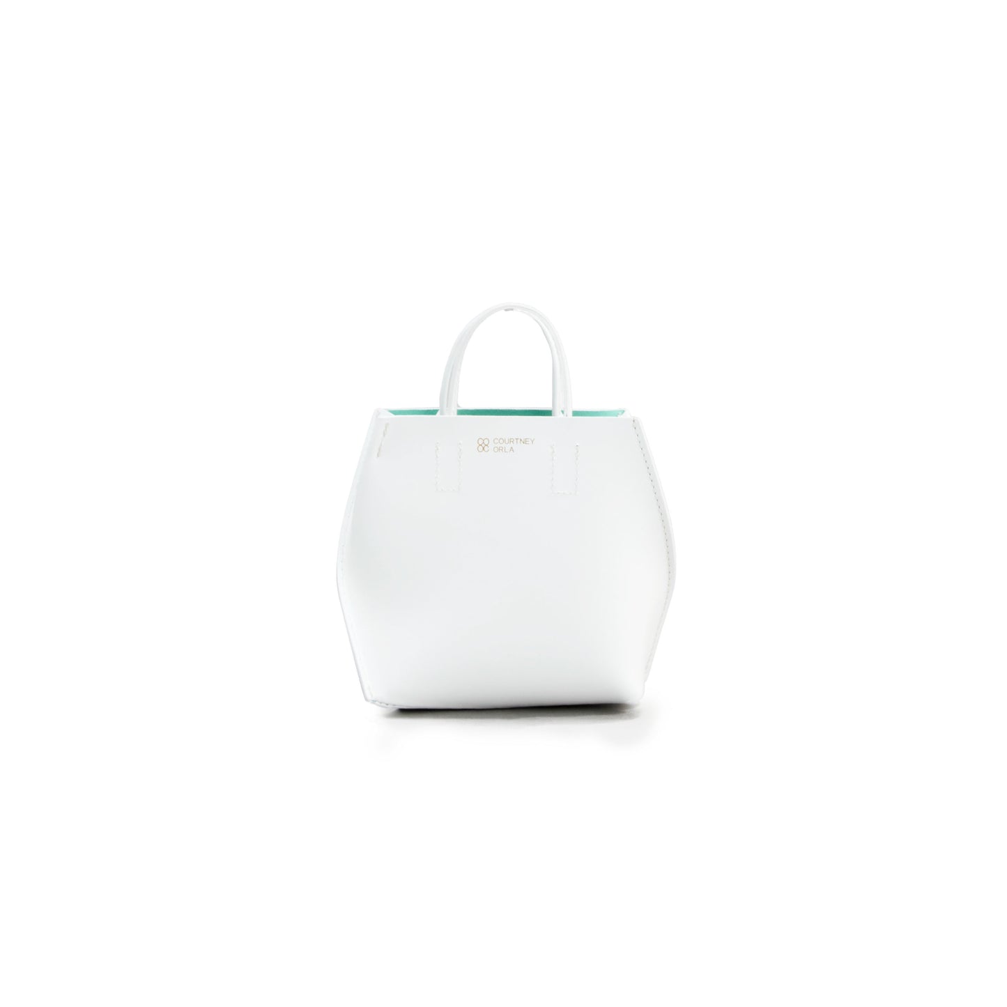 【COURTNEY ORLA / コートニーオーラ】SLOPE tote super mini Smooth L. - White