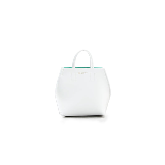 【COURTNEY ORLA / コートニーオーラ】SLOPE tote super mini Smooth L. - White