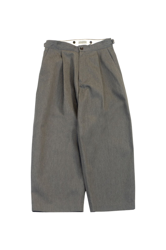 【なるきろ / narukiro】Wide Pant c/p - Gray