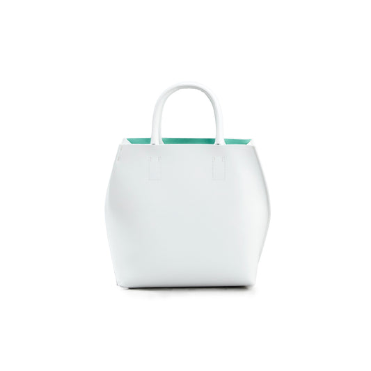【COURTNEY ORLA/ コートニーオーラ】SLOPE tote S Smooth L. - White