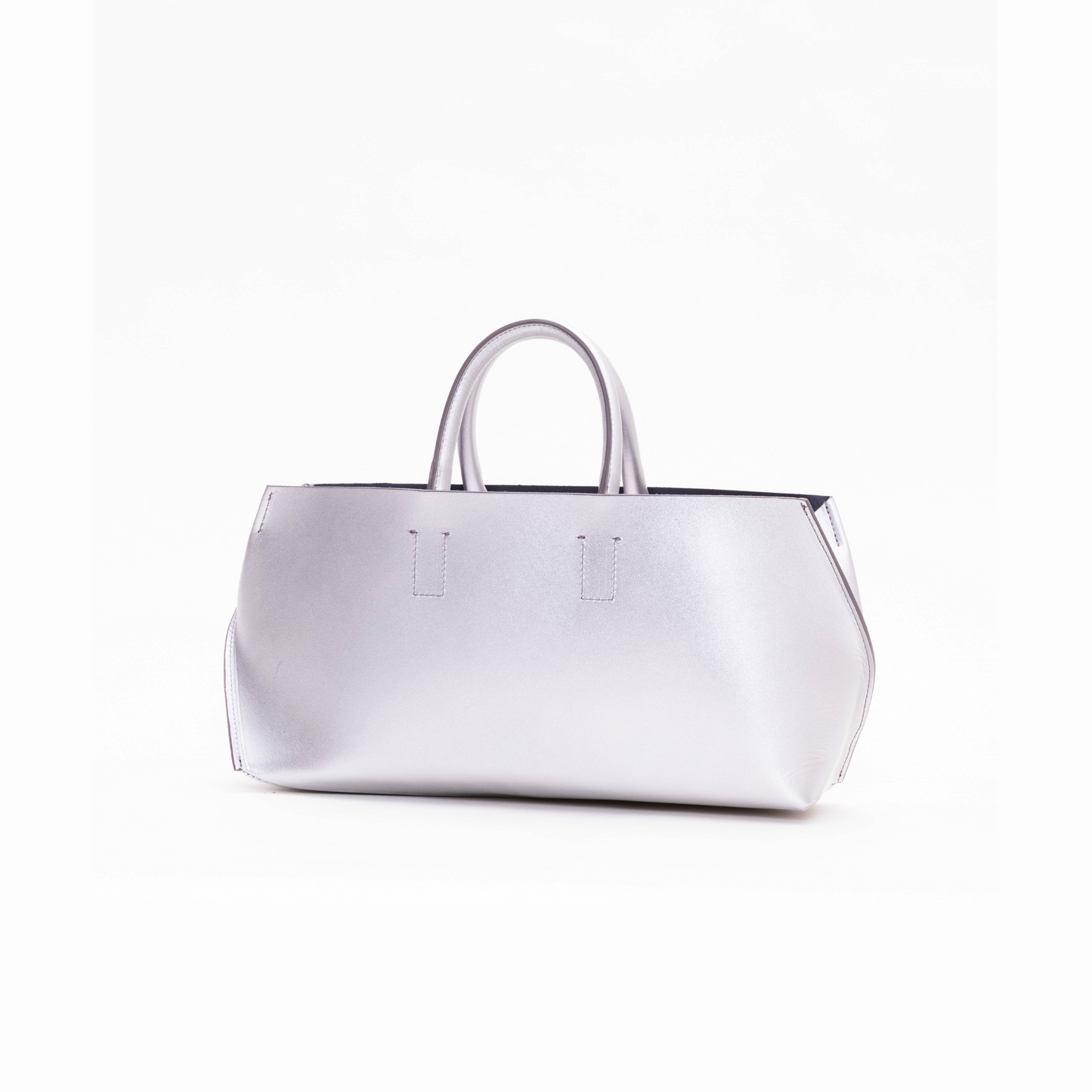 【COURTNEY ORLA / コートニーオーラ】SLOPE wine tote Smooth L. - Silver