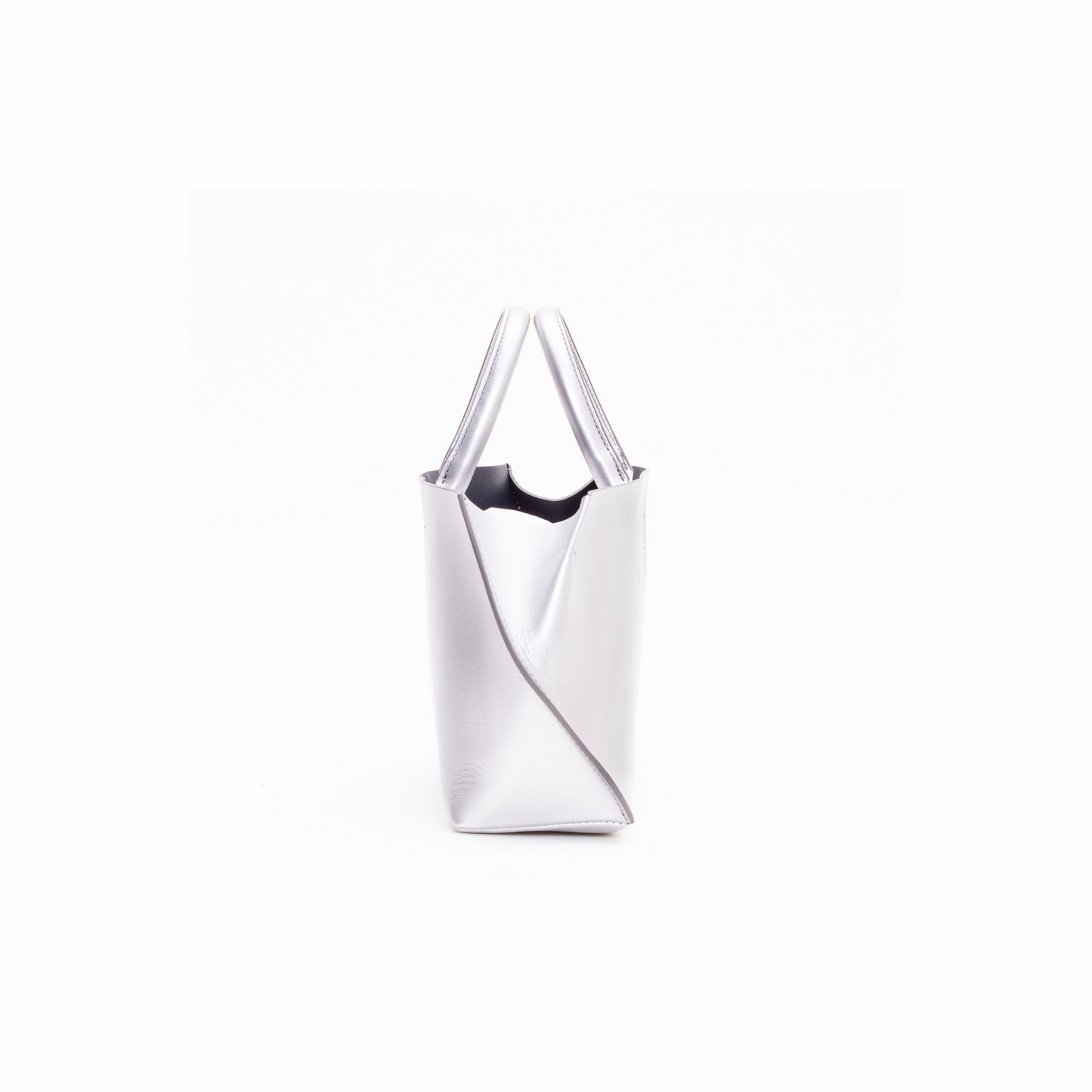 【COURTNEY ORLA / コートニーオーラ】SLOPE wine tote Smooth L. - Silver
