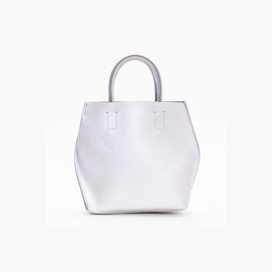 【COURTNEY ORLA / コートニーオーラ】SLOPE tote S Smooth L. - Silver