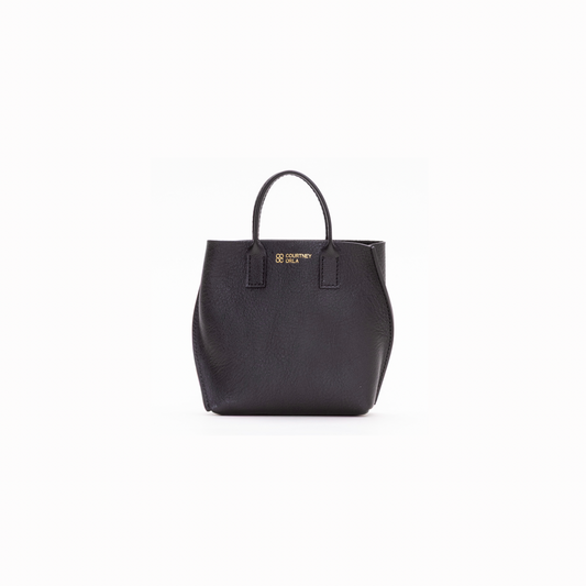 【COURTNEY ORLA / コートニーオーラ】SLOPE tote super mini Shrink L. - Black