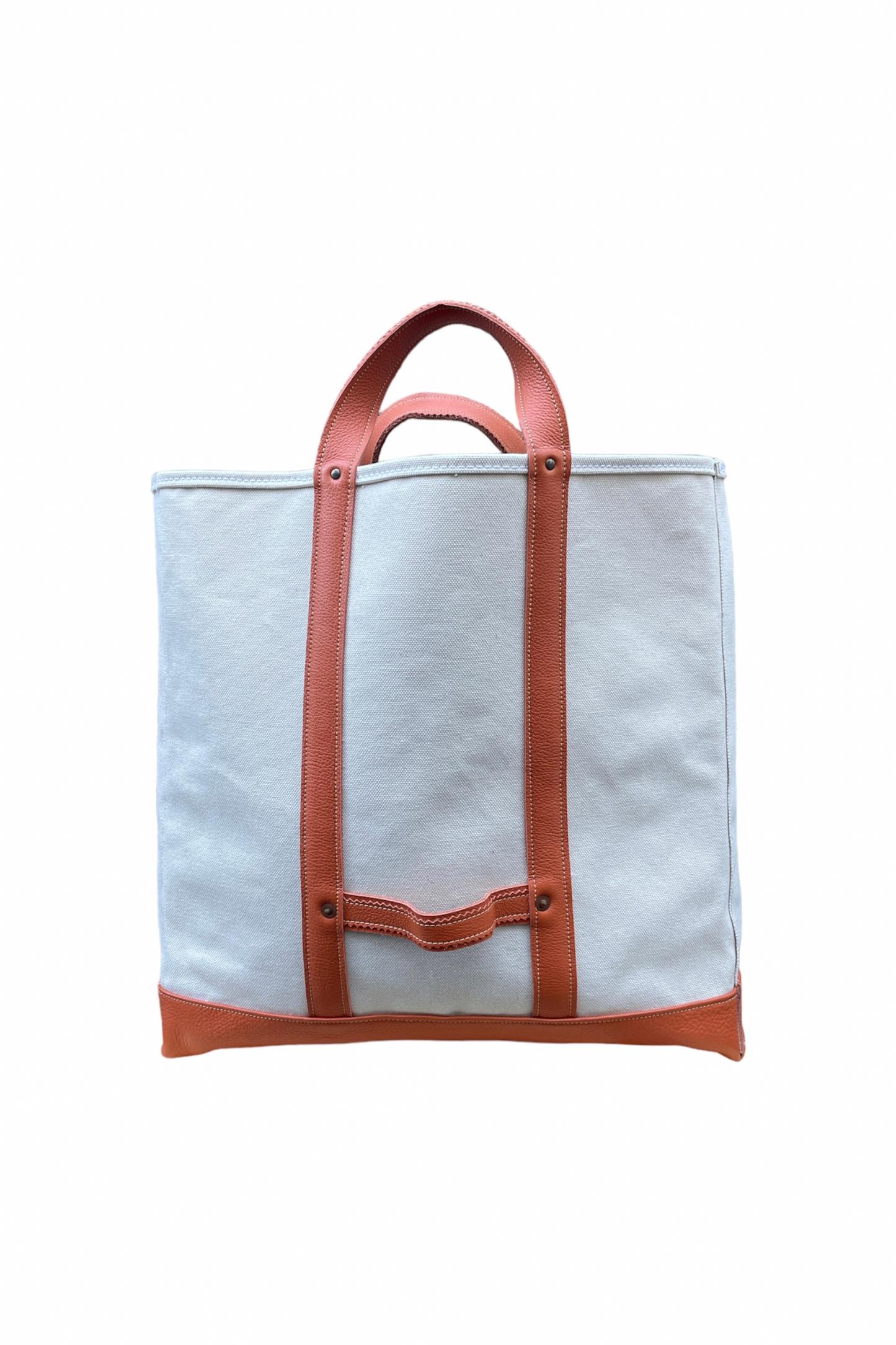 [Narukiro] Canvas Bag with Leather