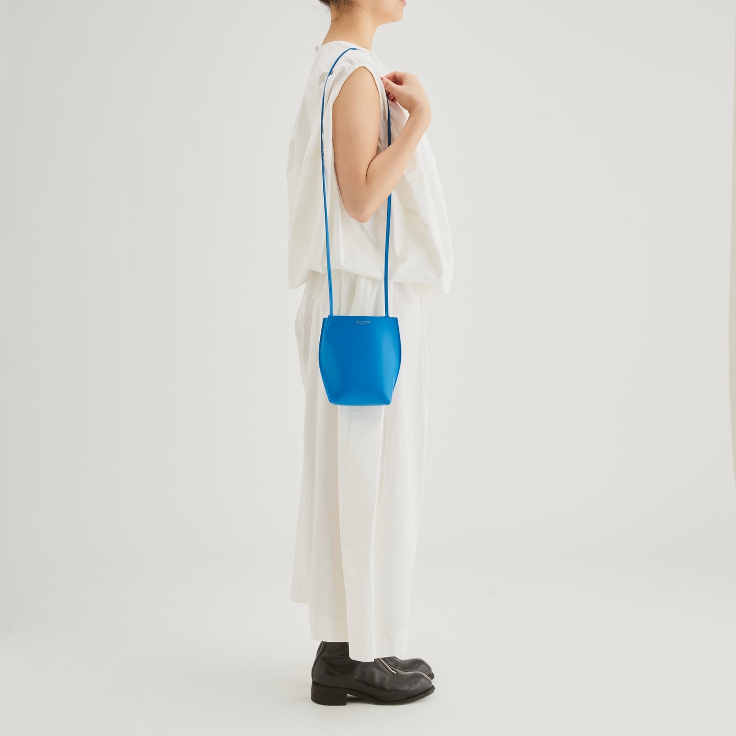 [Courtney Orla] SLOPE tote mini Smooth L. - Blue