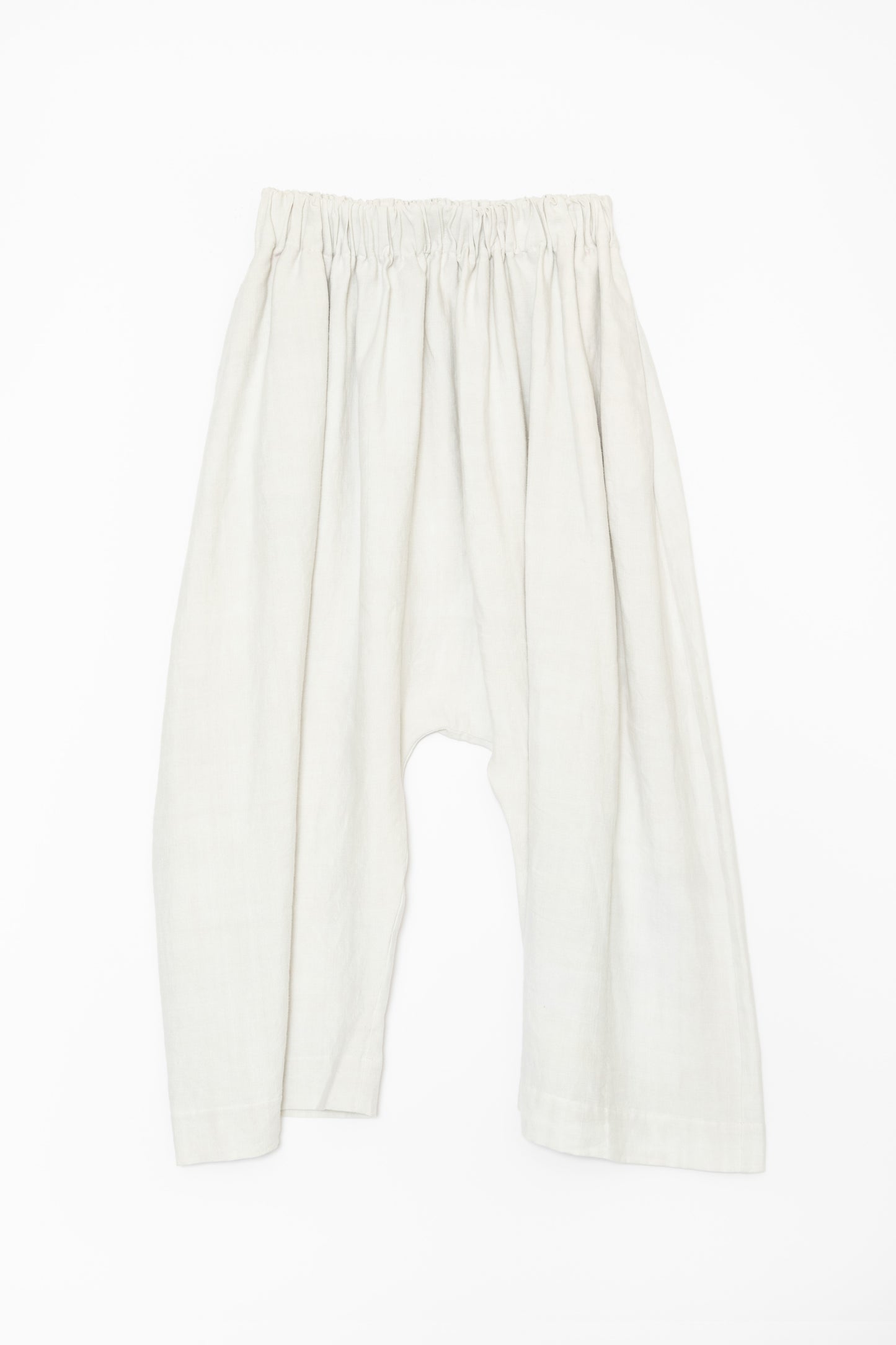 【Whiteread / ホワイトリード】Drop Crotch Trousers - Natural Linen