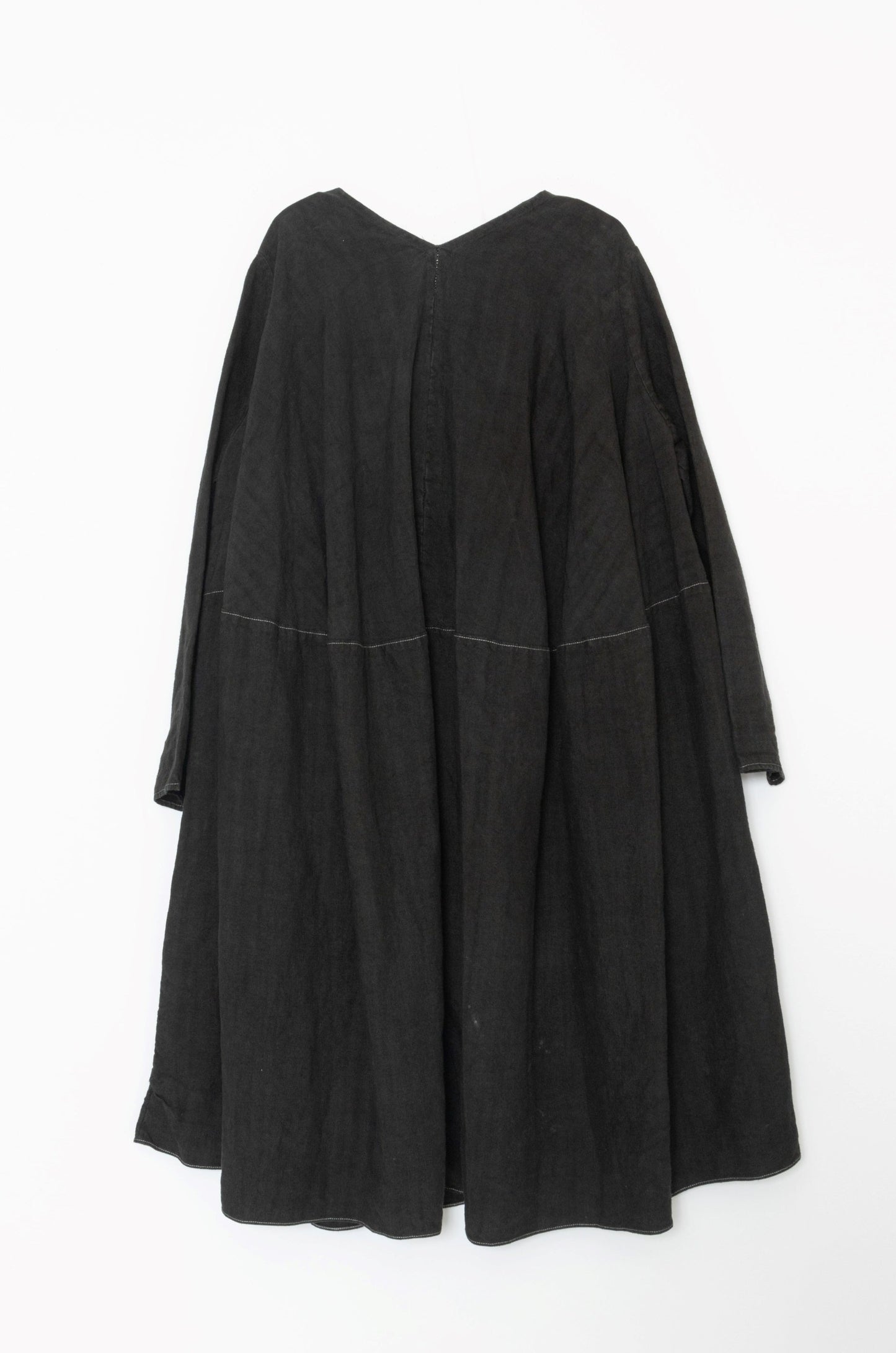 【Whiteread / ホワイトリード】Dress 11 - Luna Circle Dress - Ebony Linen