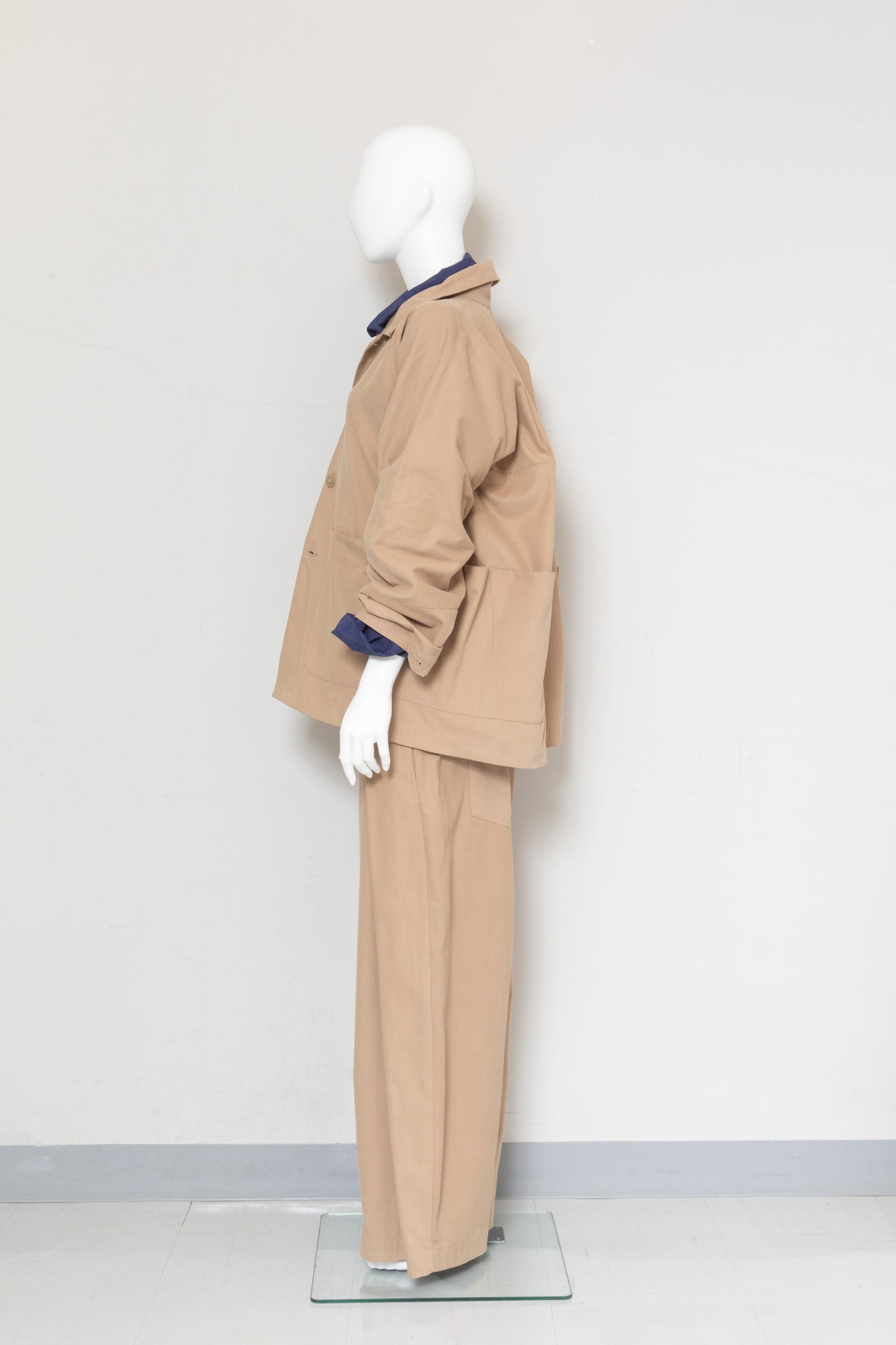 【WRIGHT+DOYLE / ライトアンドドイル】Single Pleat Trousers - Hay
