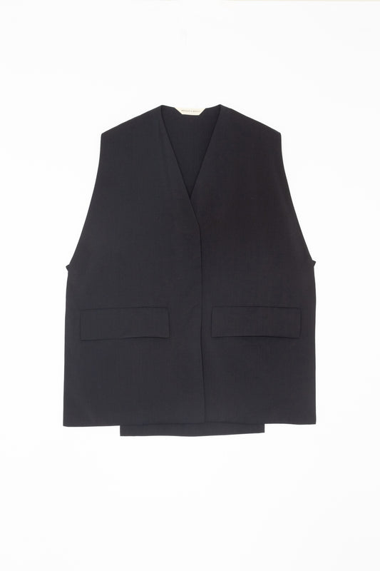 [WRIGHT&amp;DOYLE] Tailored Vest - Ink