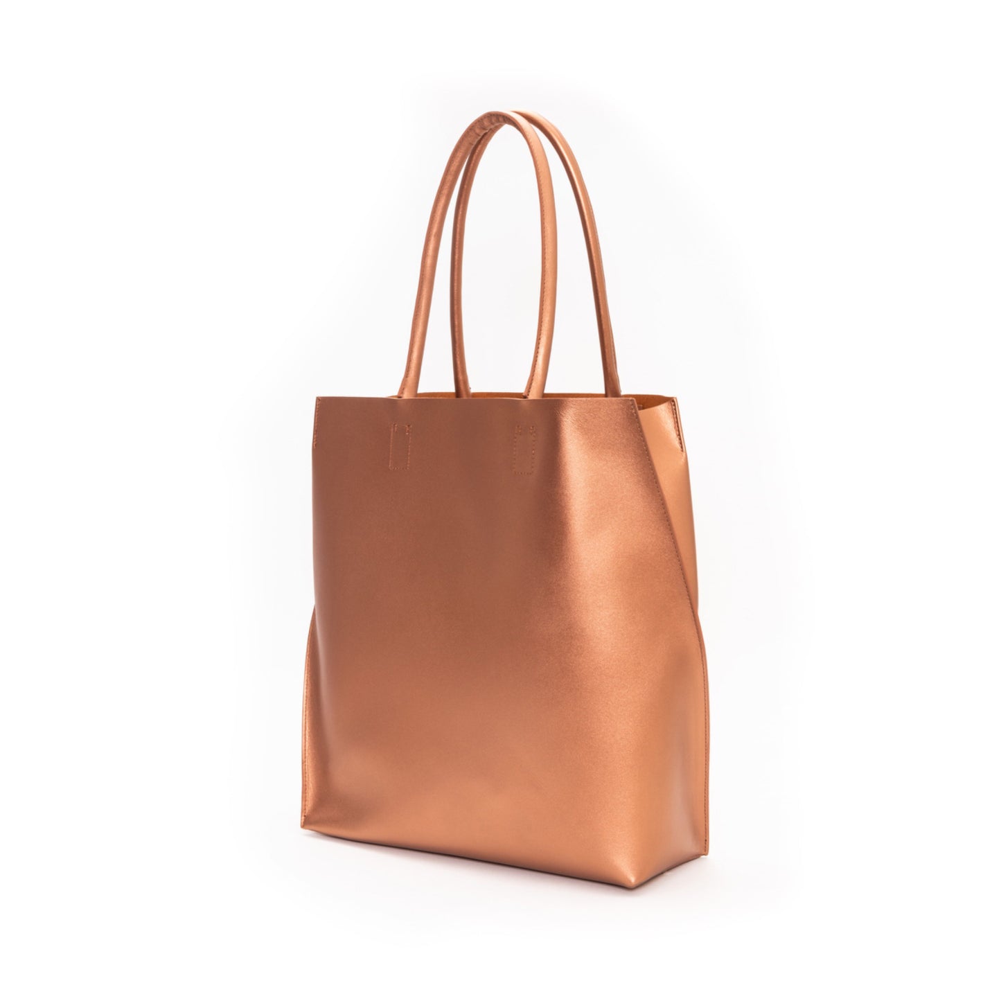 【COURTNEY ORLA / コートニーオーラ】SLOPE tote L with shoulder handle Smooth L. - Copper