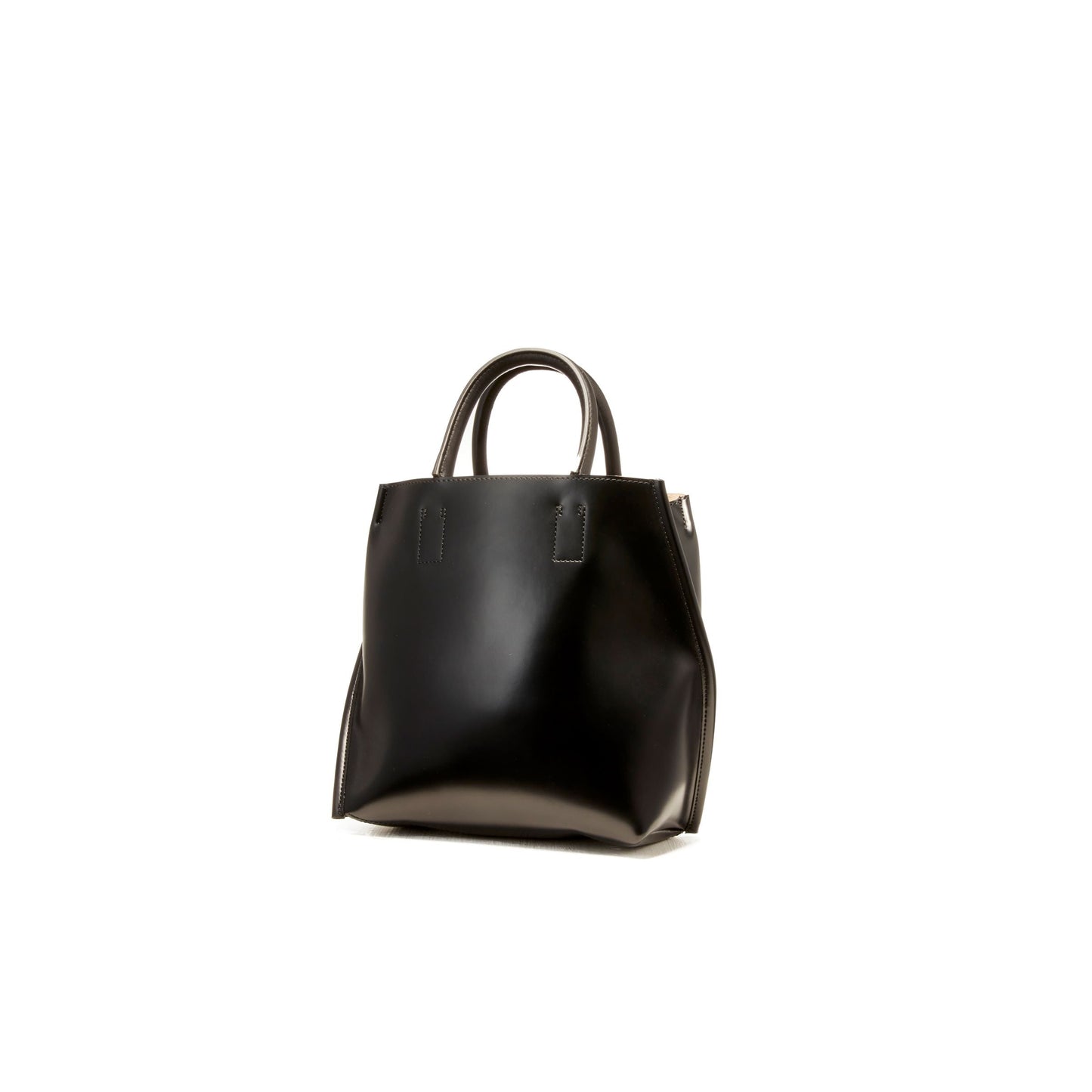 【Courtney Orla / コートニーオーラ】SLOPE tote S PVC/Pig L./Cow L. - Black/Chinese Red