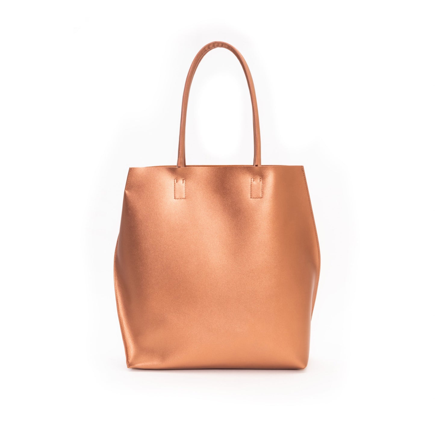 【COURTNEY ORLA / コートニーオーラ】SLOPE tote L with shoulder handle Smooth L. - Copper