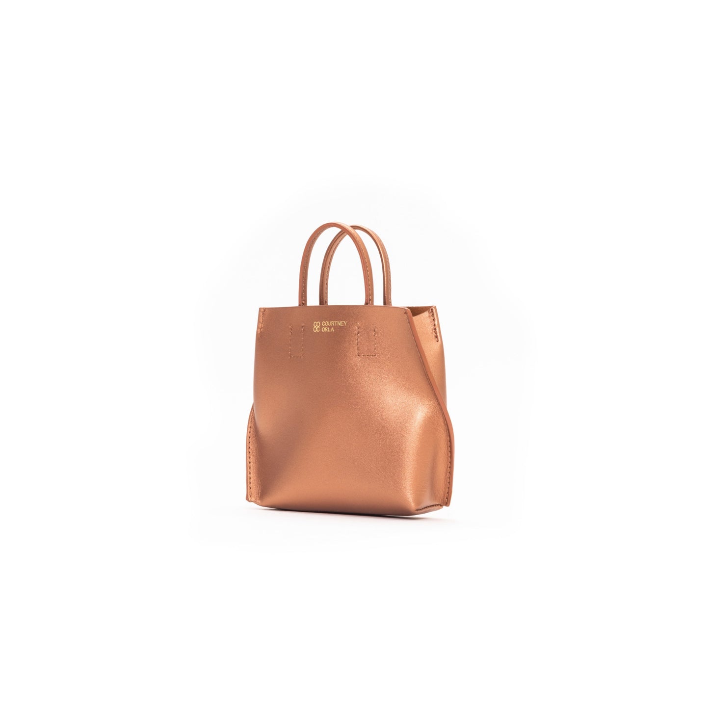 [Courtney Orla] SLOPE tote super mini Smooth L. - Copper