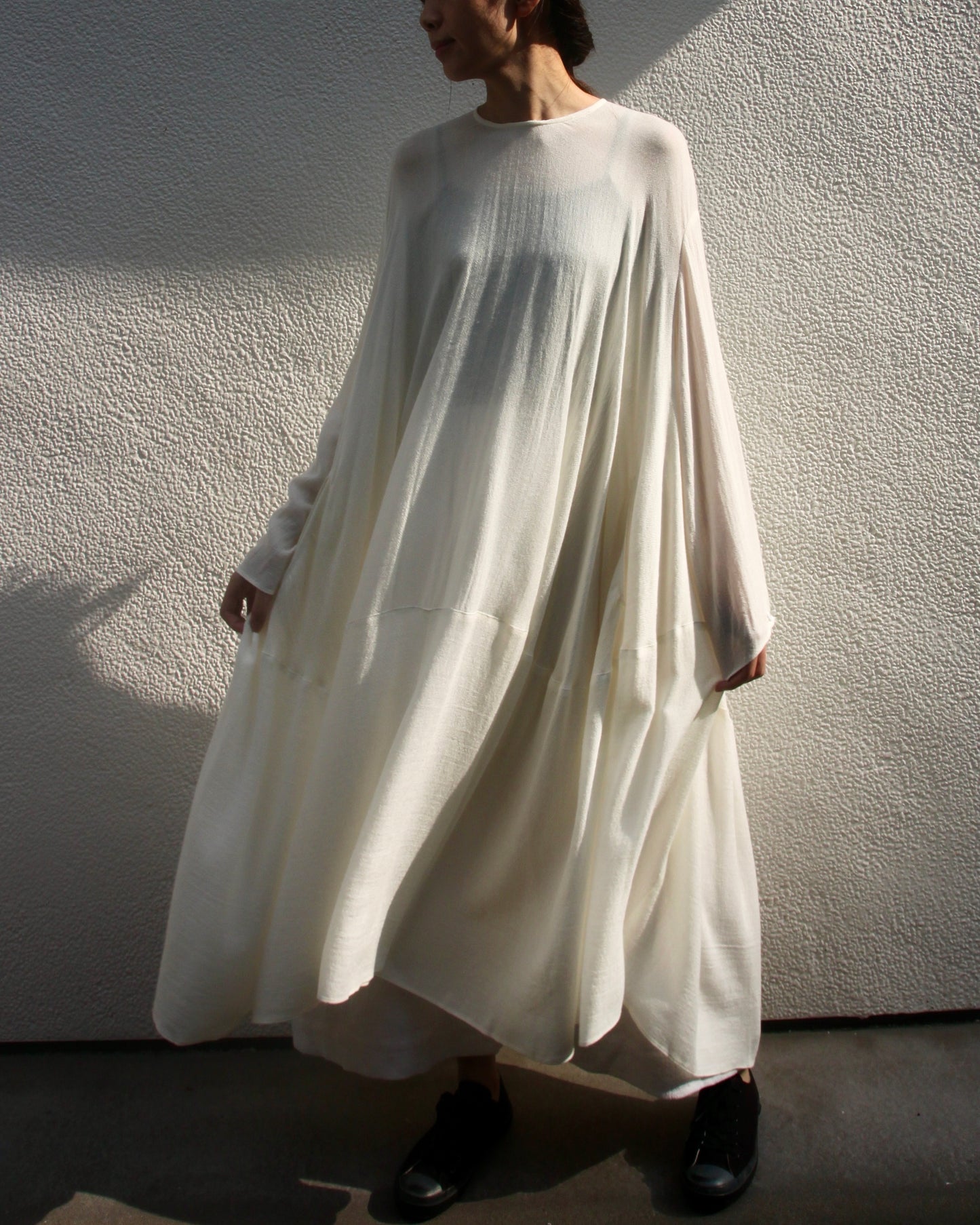 ECLIPSE DRESS with sleeves - SALT