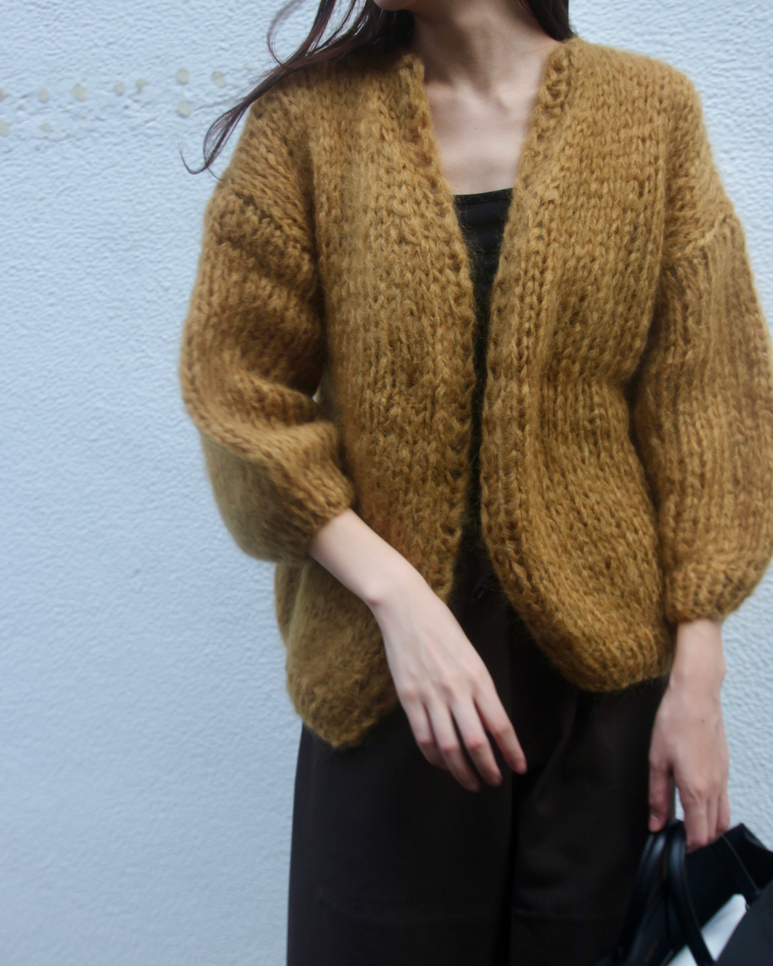 MOHAIR BIG CARDIGAN