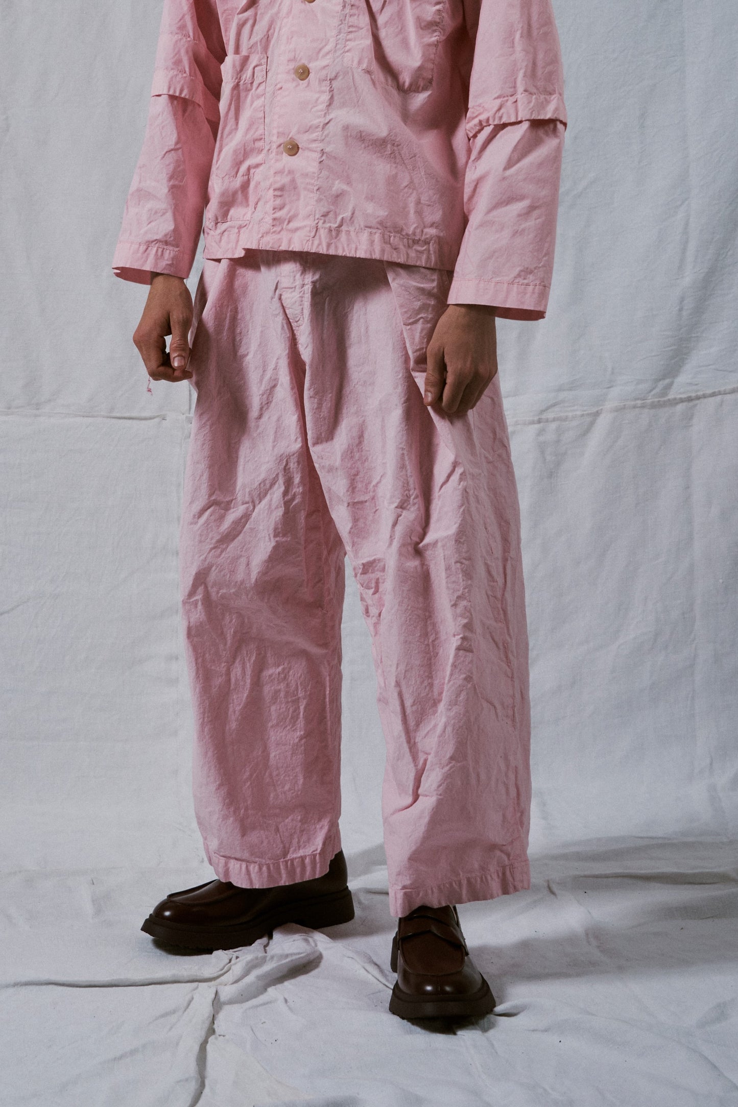 【WRIGHT+DOYLE / ライトアンドドイル】Single Pleat Tailored Trouser - Rose