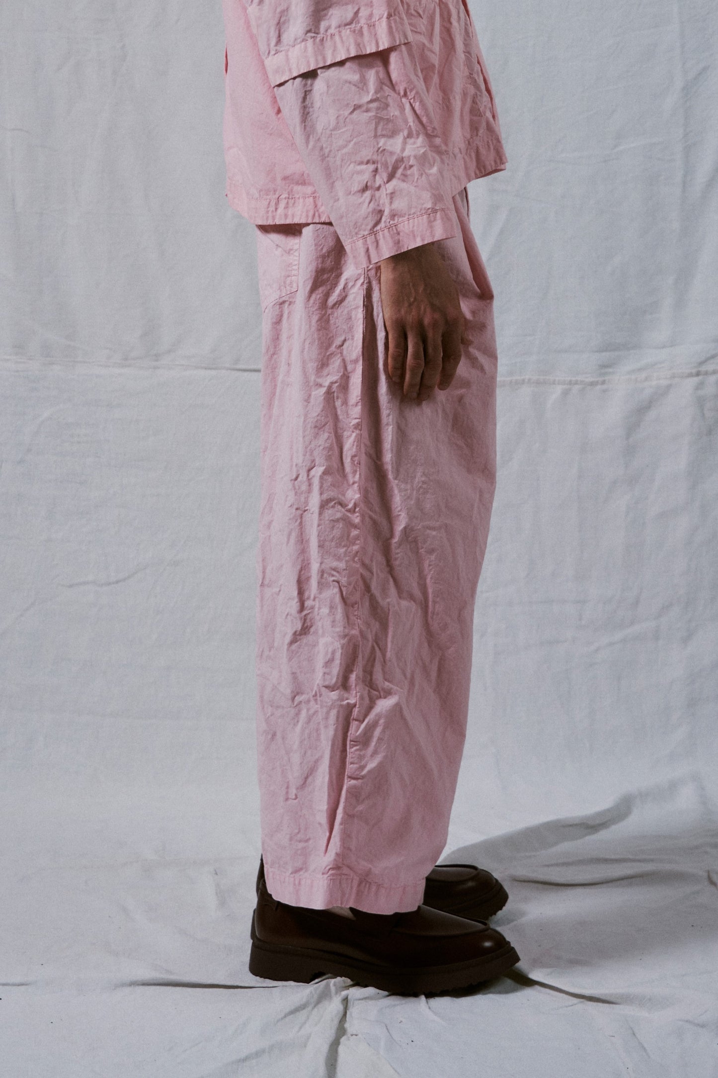 【WRIGHT+DOYLE / ライトアンドドイル】Single Pleat Tailored Trouser - Rose